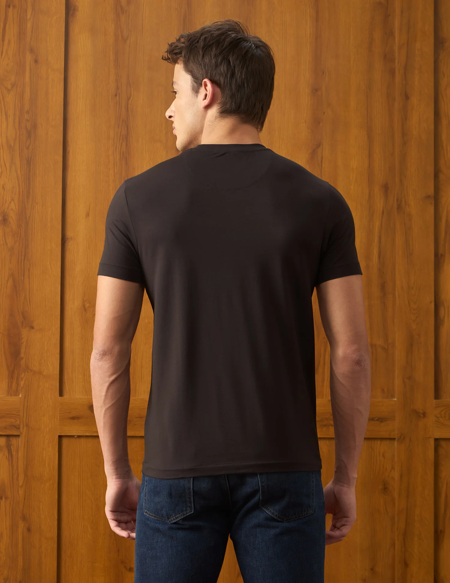 Brand Printed Slim Fit T-Shirt - Image 5
