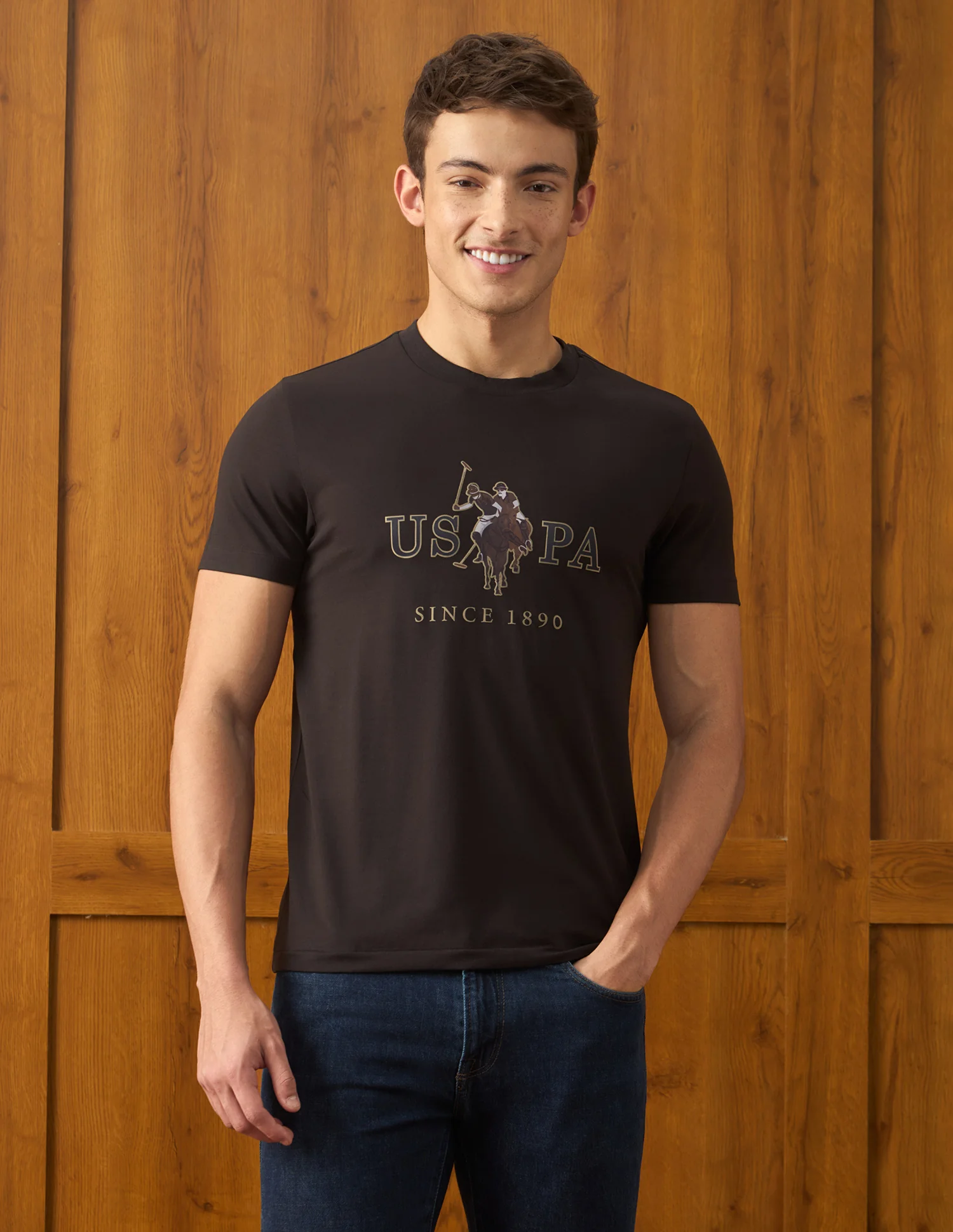 Brand Printed Slim Fit T-Shirt - Image 6