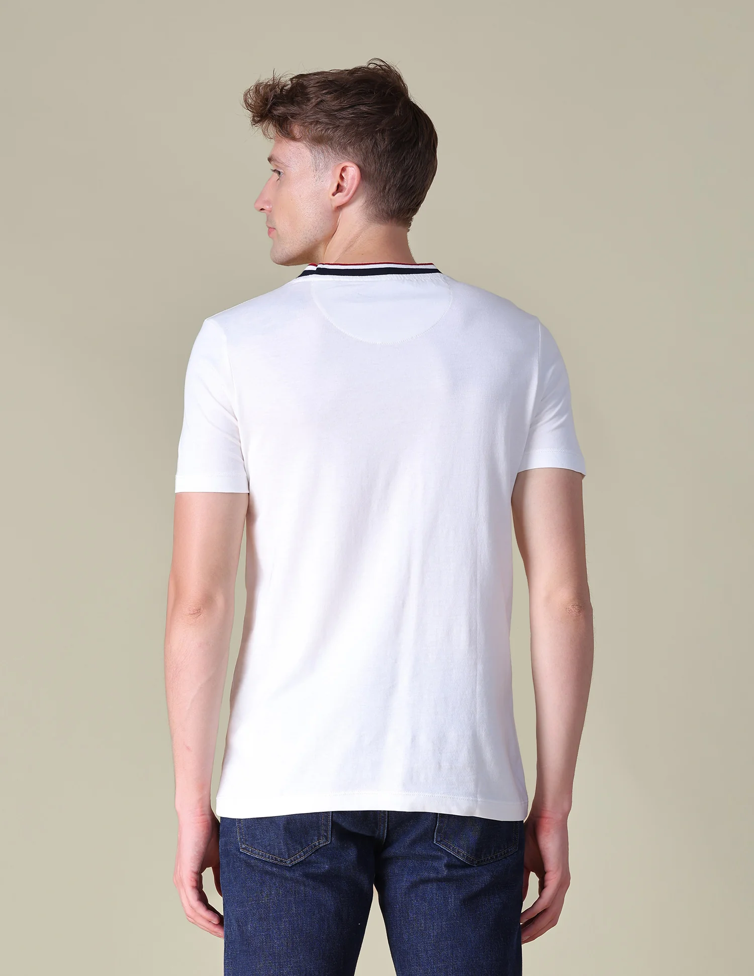 Brand Printed Slim Fit T-Shirt - Image 5