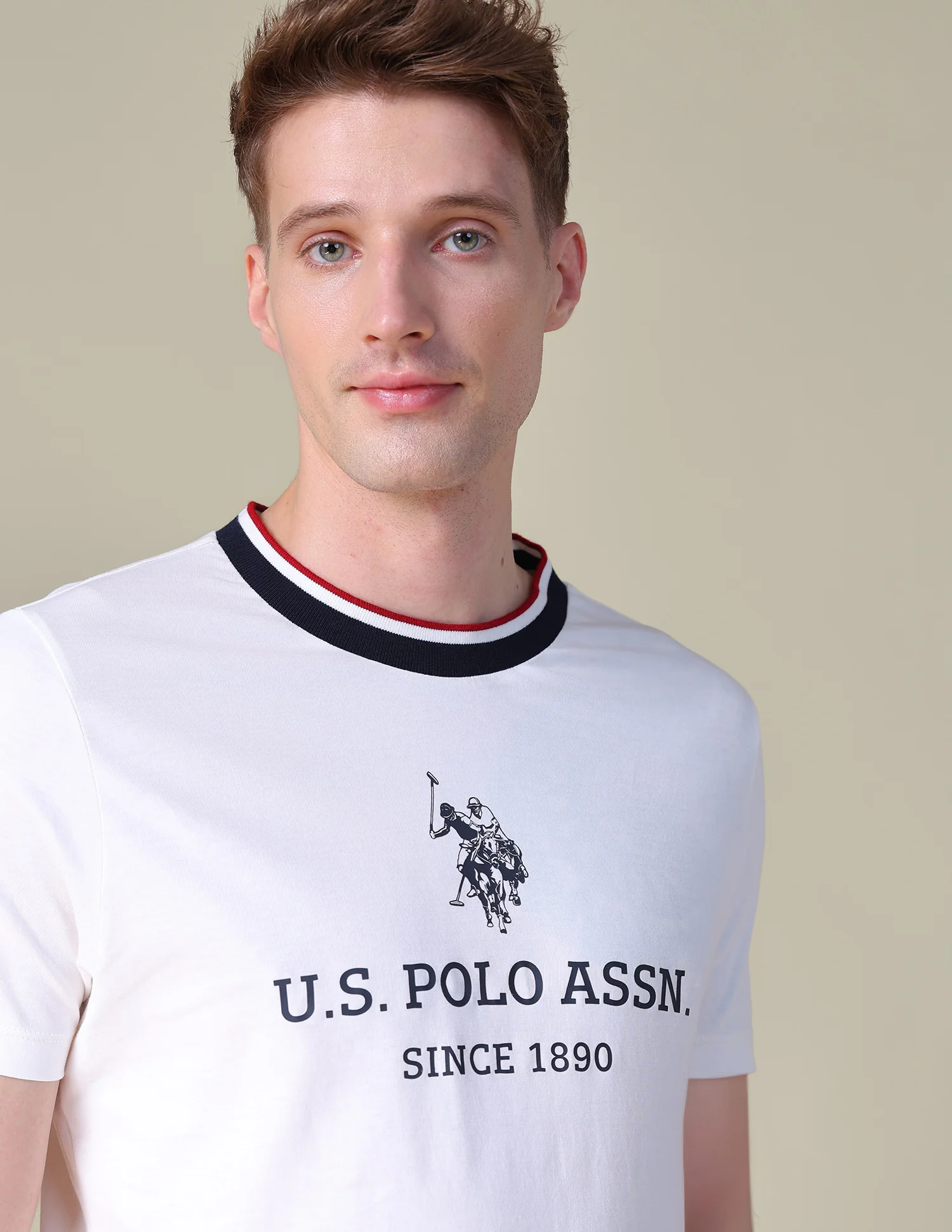 Brand Printed Slim Fit T-Shirt - Image 7