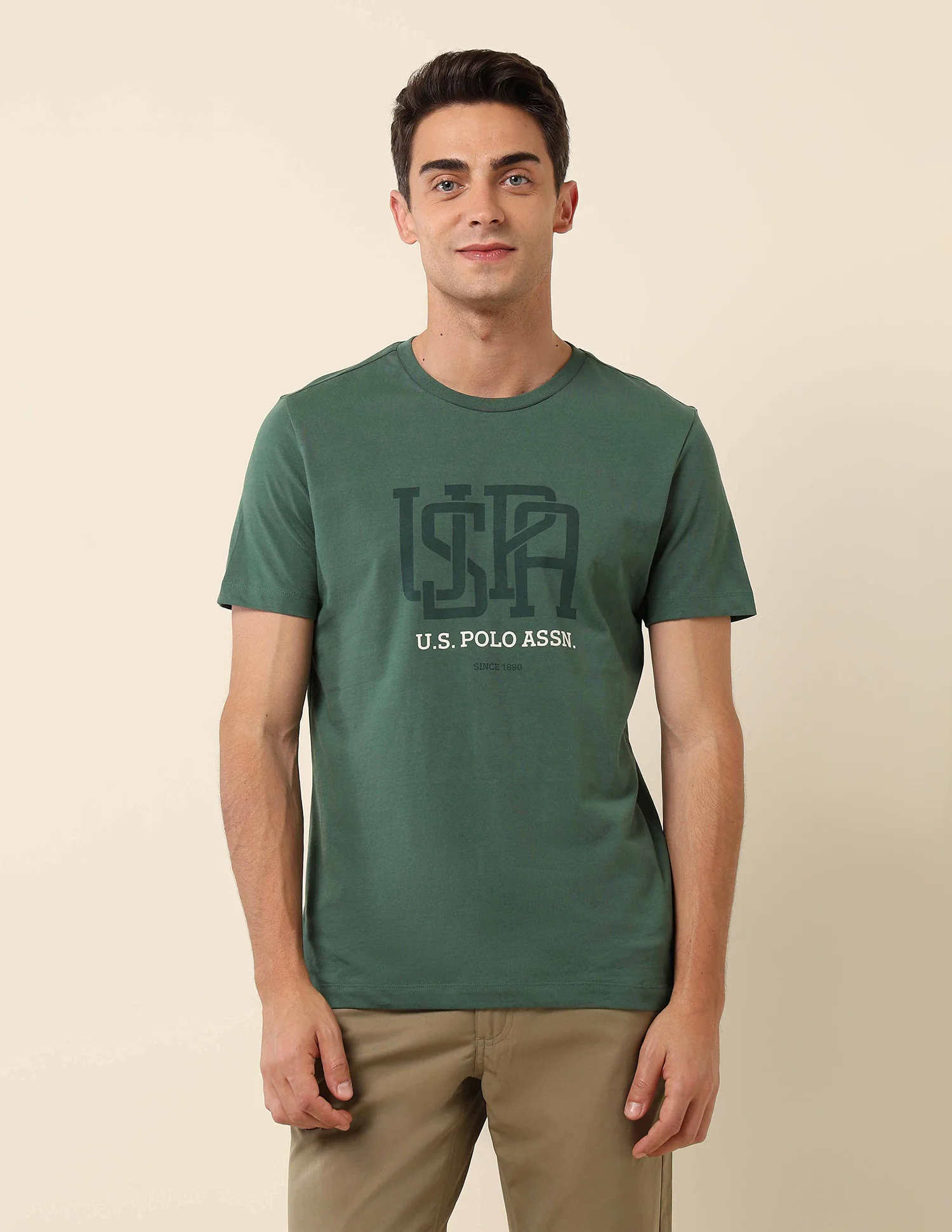Brand Printed Slim Fit T- Shirt - Image 6