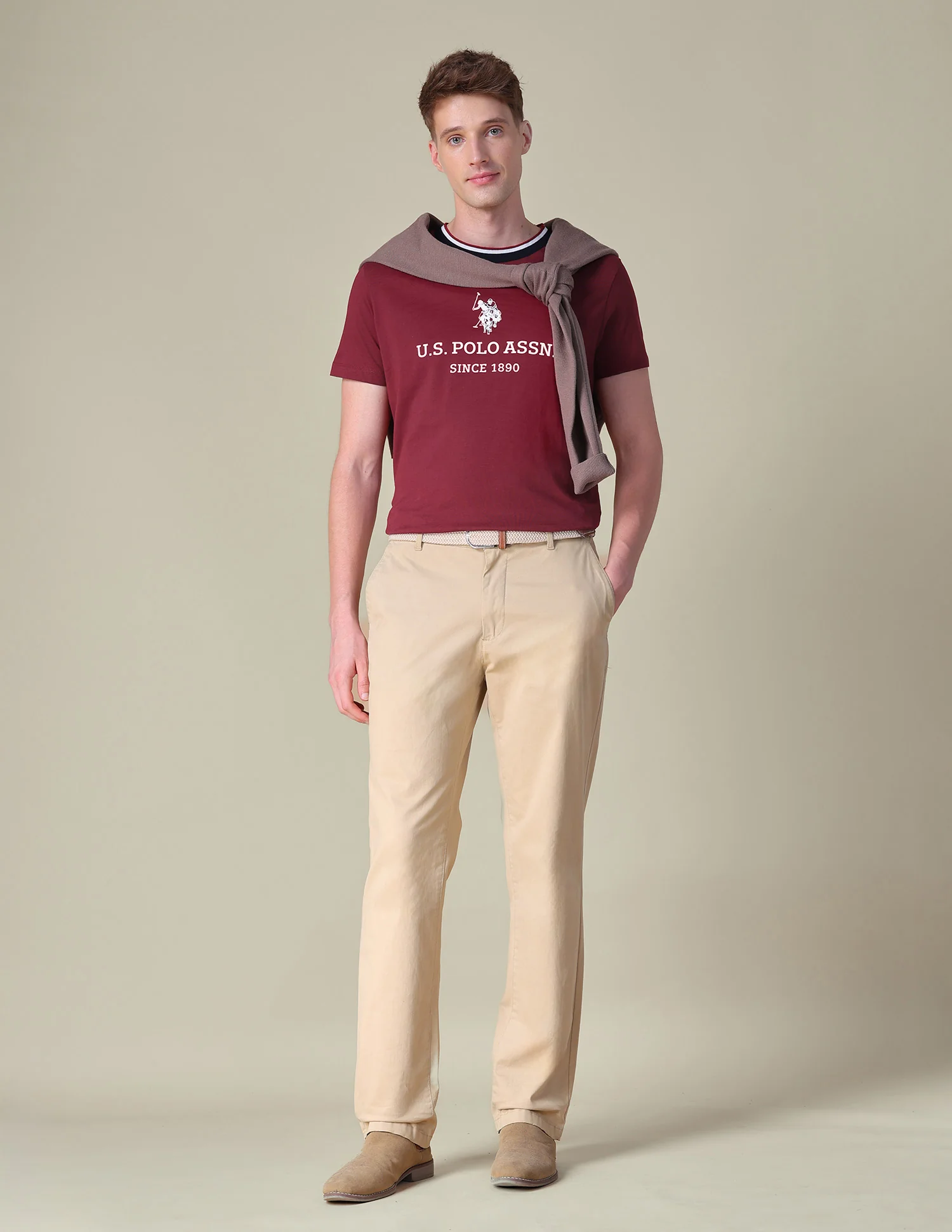Brand Printed Slim Fit T-Shirt - Image 3