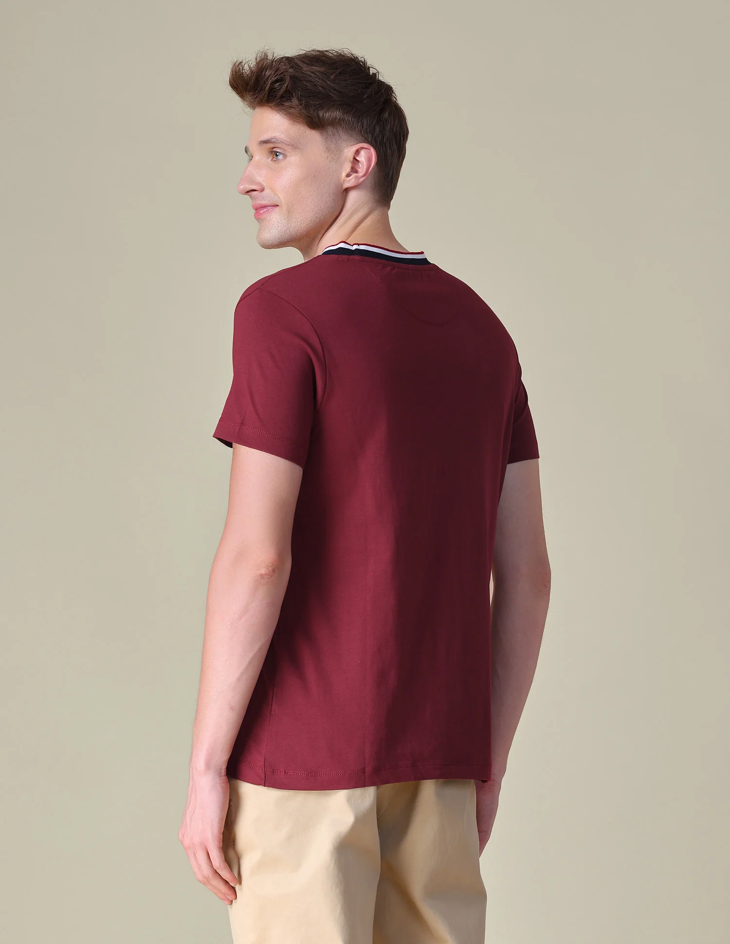 Brand Printed Slim Fit T-Shirt - Image 5