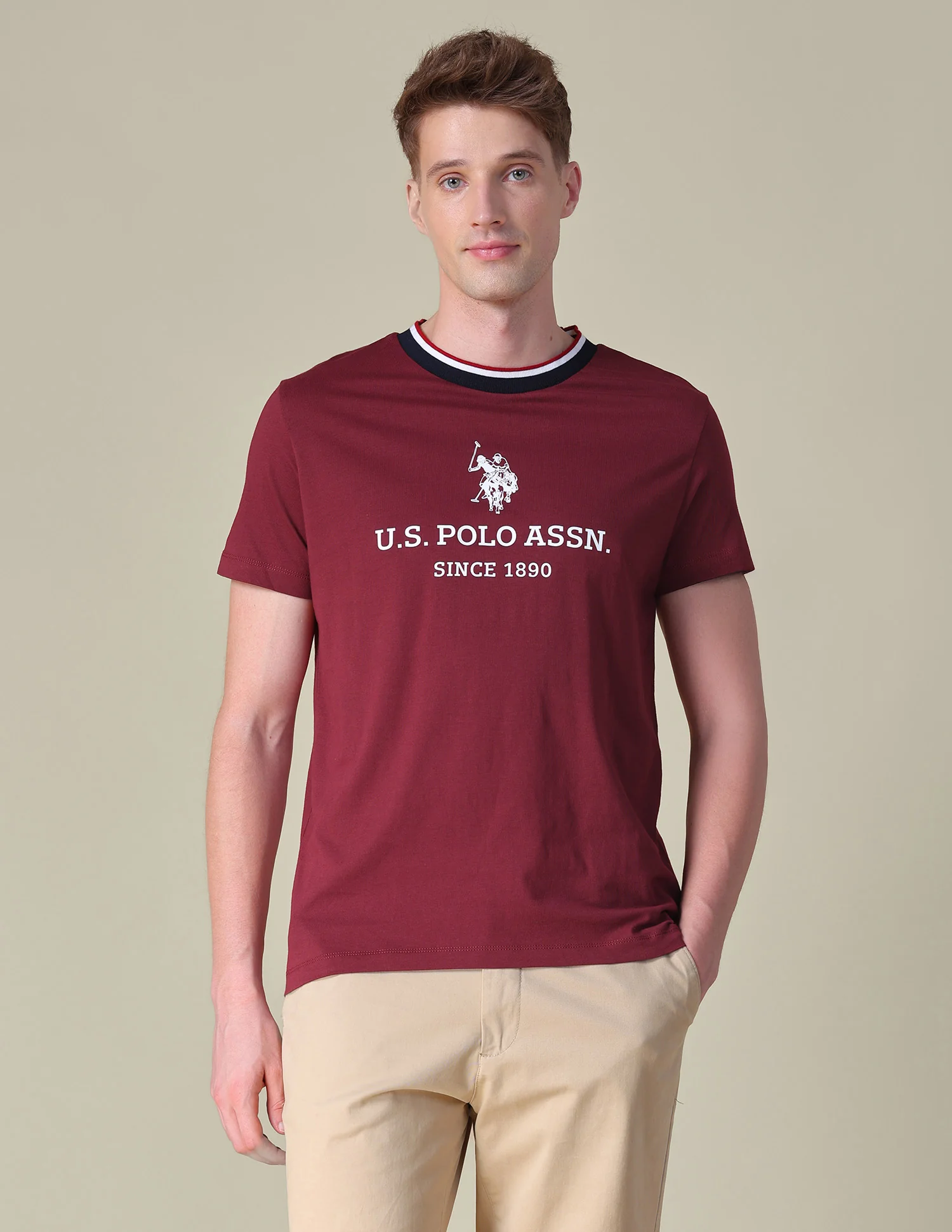 Brand Printed Slim Fit T-Shirt - Image 6