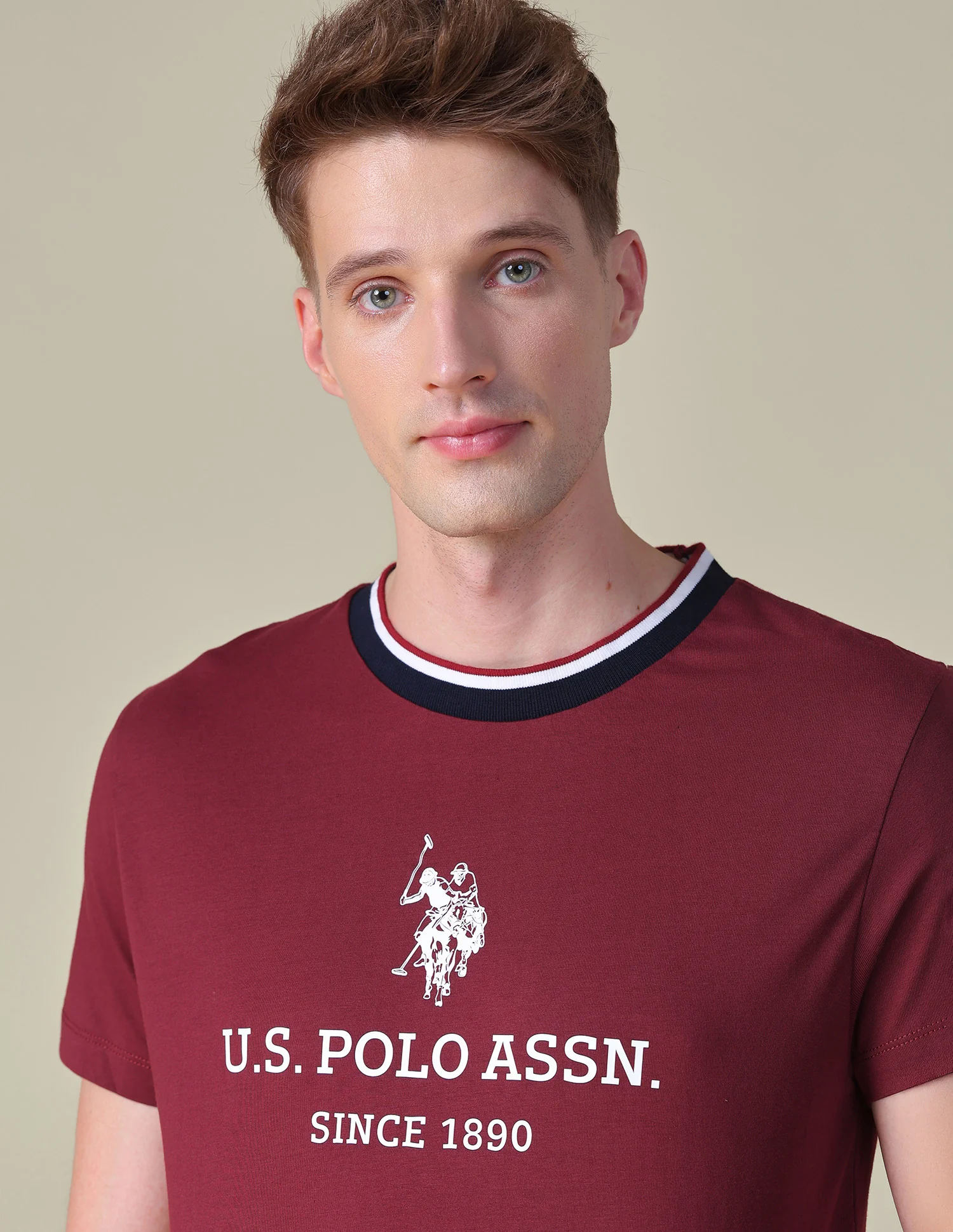 Brand Printed Slim Fit T-Shirt - Image 7