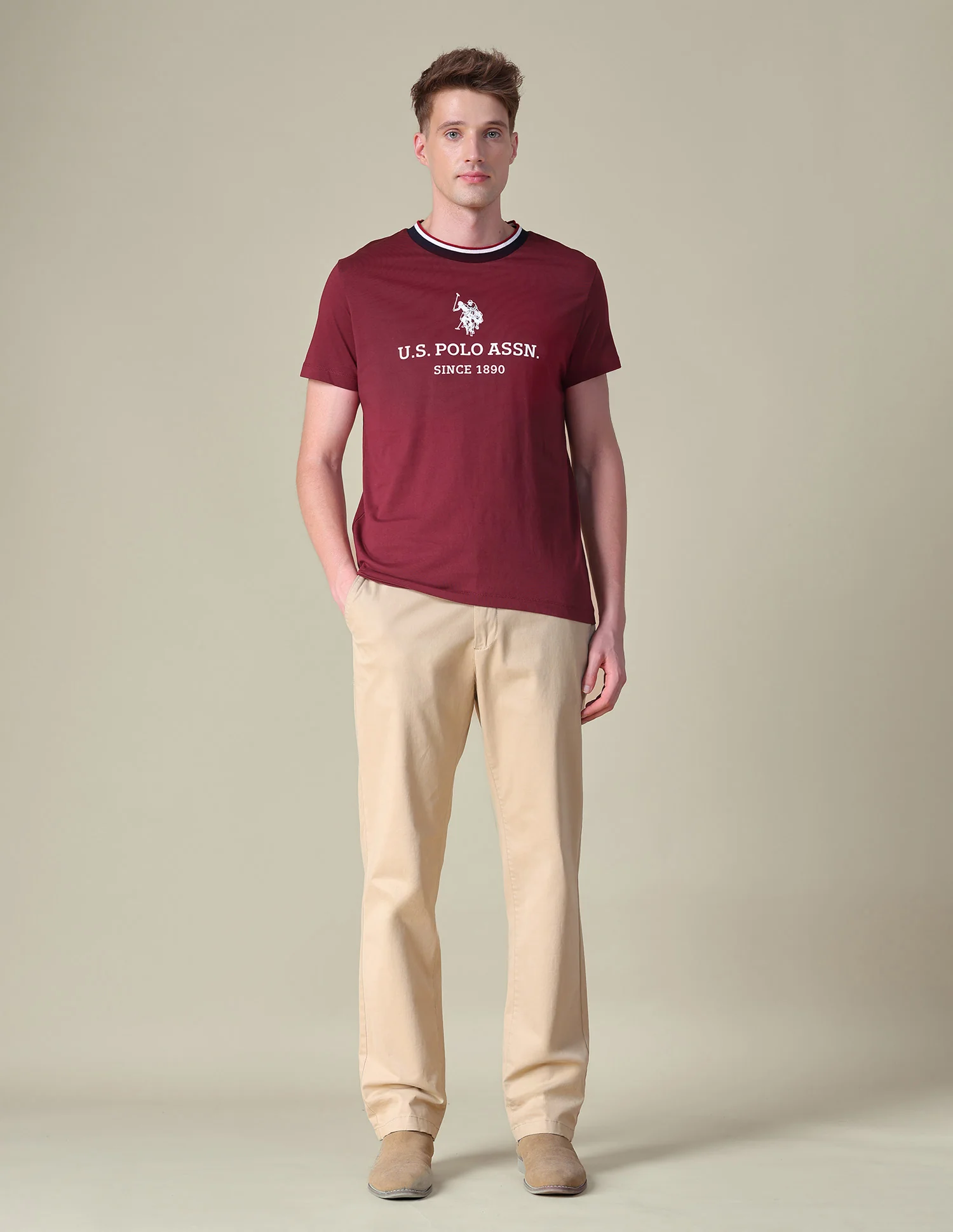 Brand Printed Slim Fit T-Shirt - Image 8