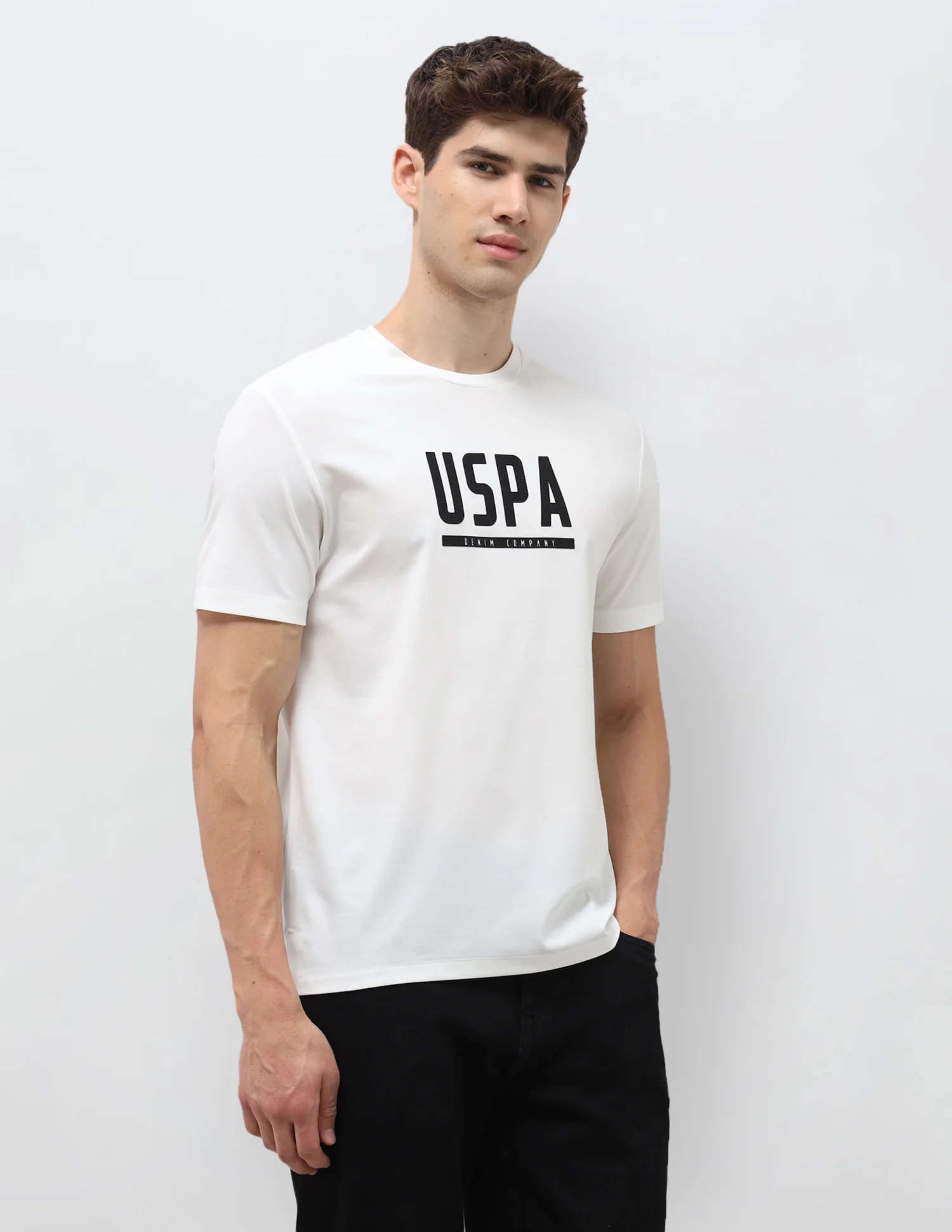 Brand Printed Slim Fit T-Shirt - Image 4