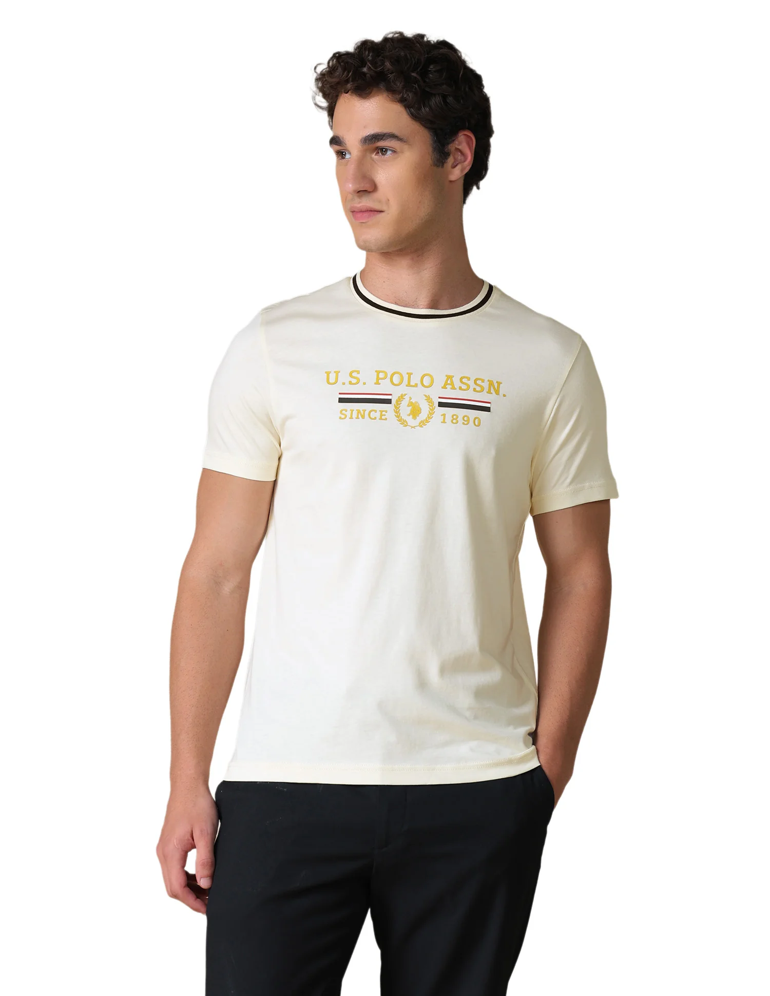 Brand Printed Slim Fit T-Shirt - Image 10