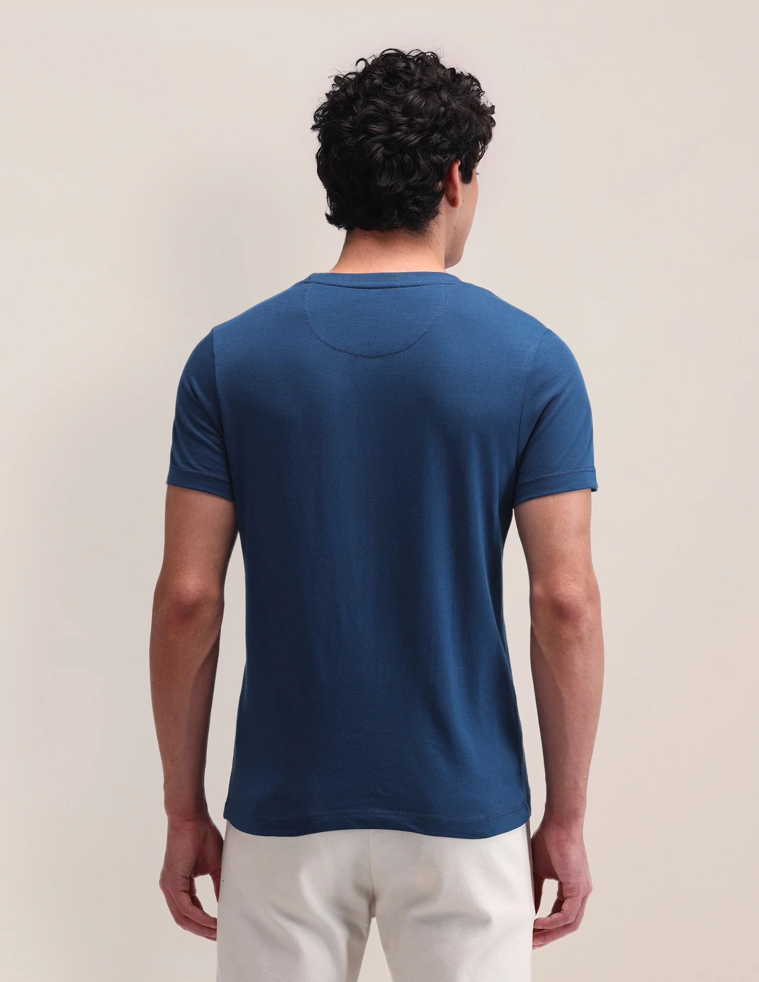Brand Printed Slim Fit T-Shirt - Image 5