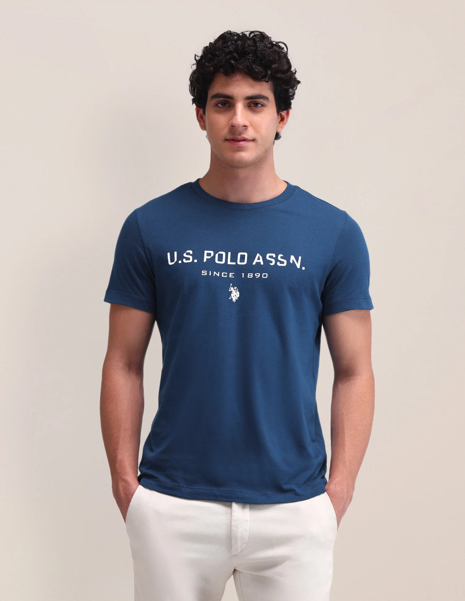 Brand Printed Slim Fit T-Shirt - Image 6