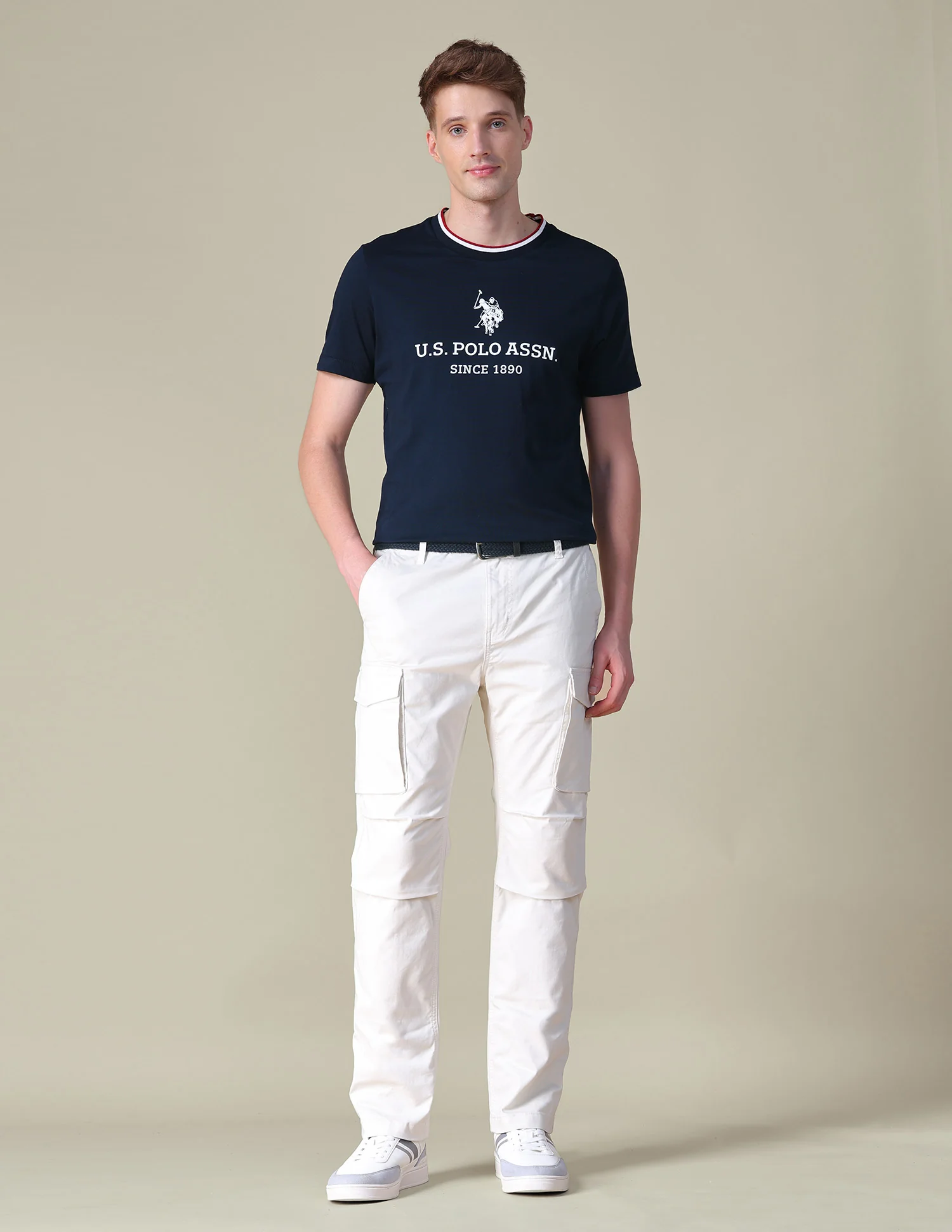 Brand Printed Slim Fit T-Shirt - Image 3