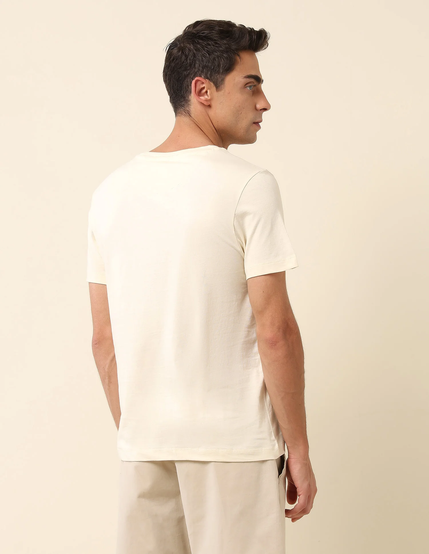 Brand Printed Slim Fit T-Shirt - Image 5