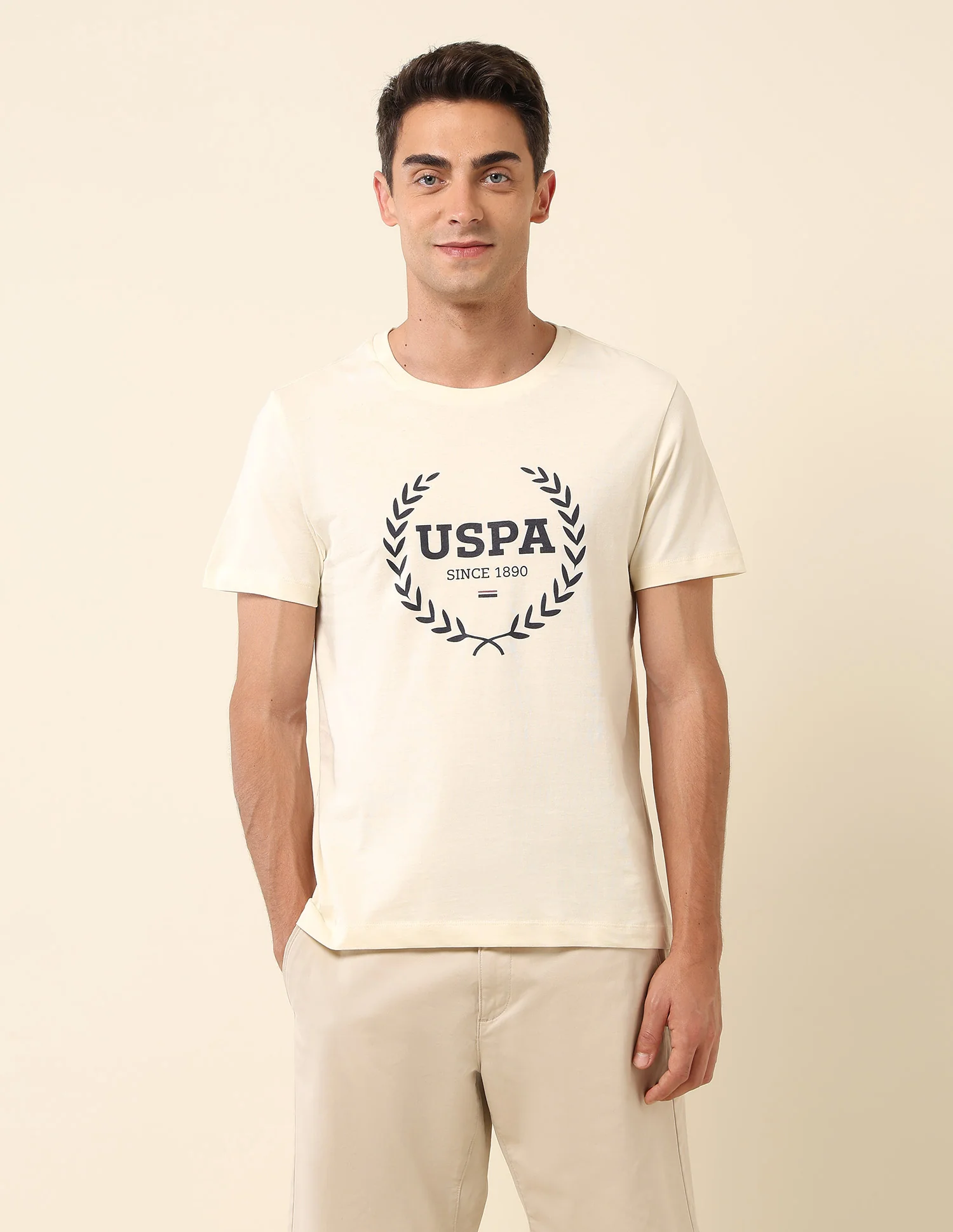 Brand Printed Slim Fit T-Shirt - Image 6