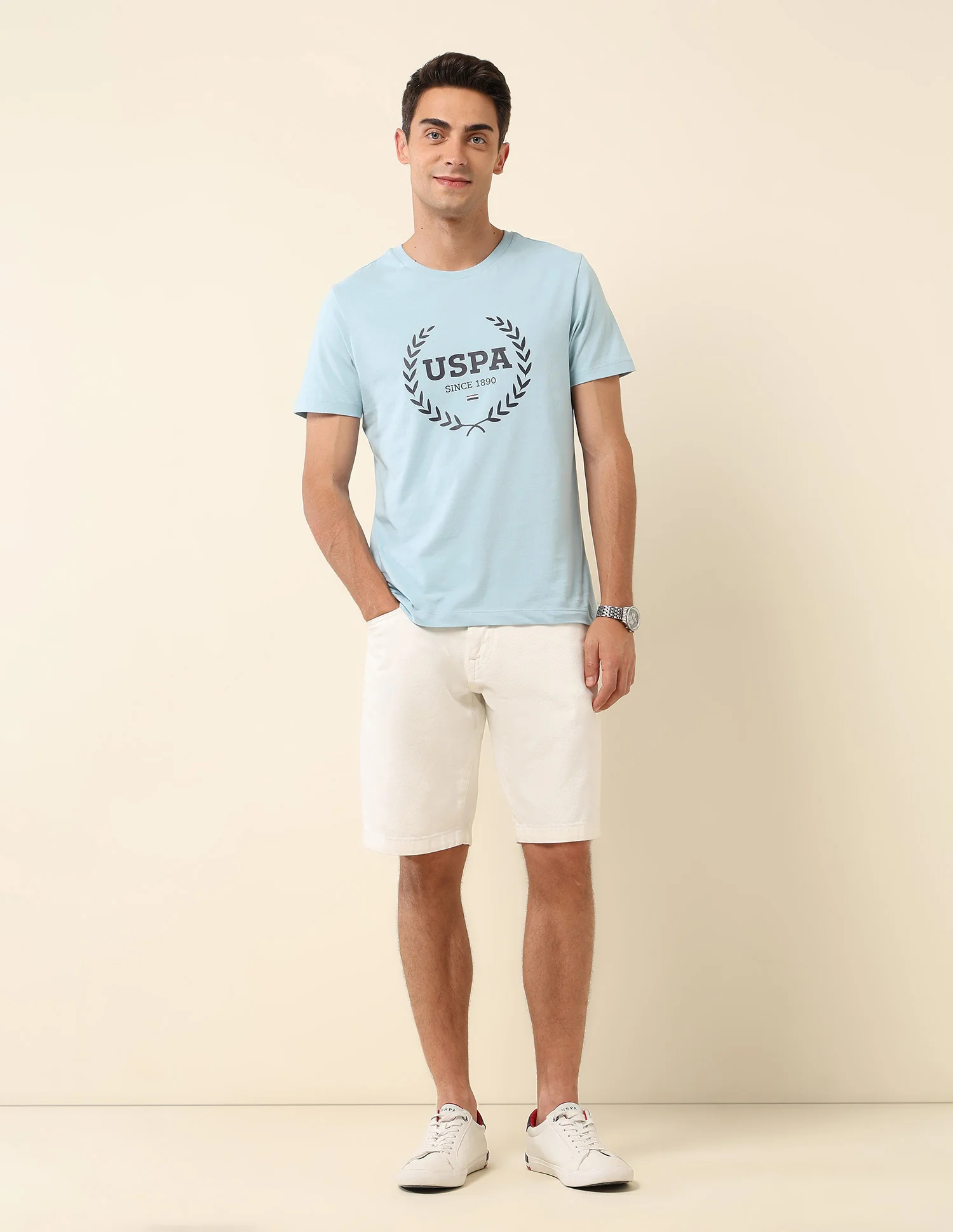 Brand Printed Slim Fit T-Shirt - Image 3