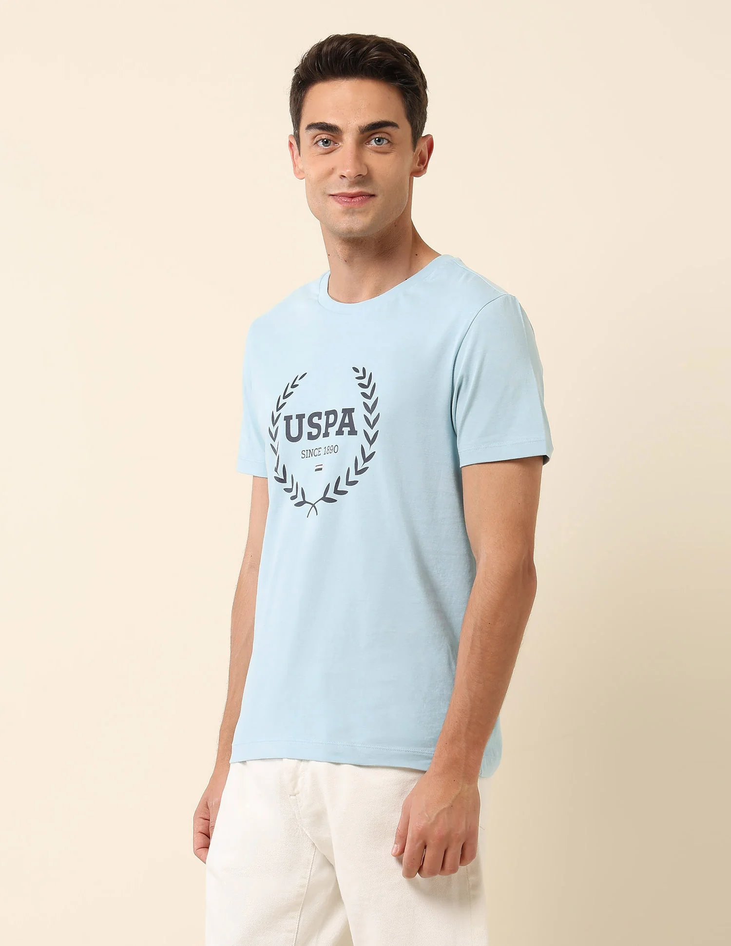 Brand Printed Slim Fit T-Shirt - Image 4