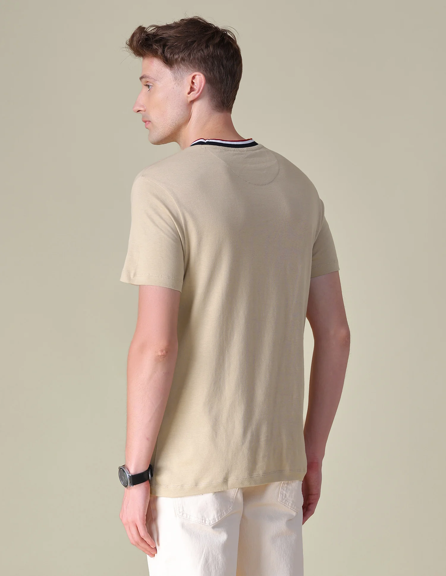 Brand Printed Slim Fit T-Shirt - Image 5