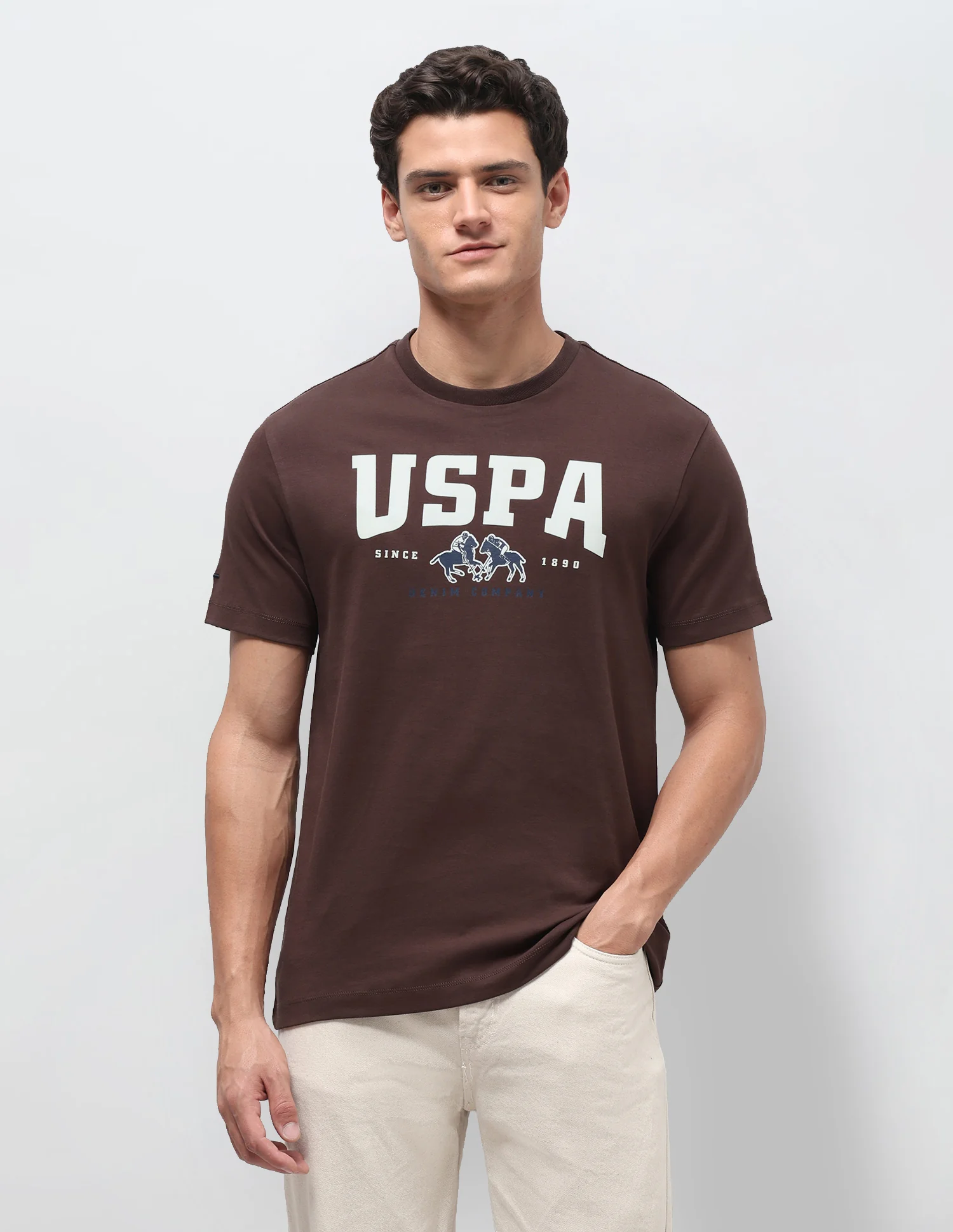 Brand Printed Slim Fit T-Shirt - Image 6