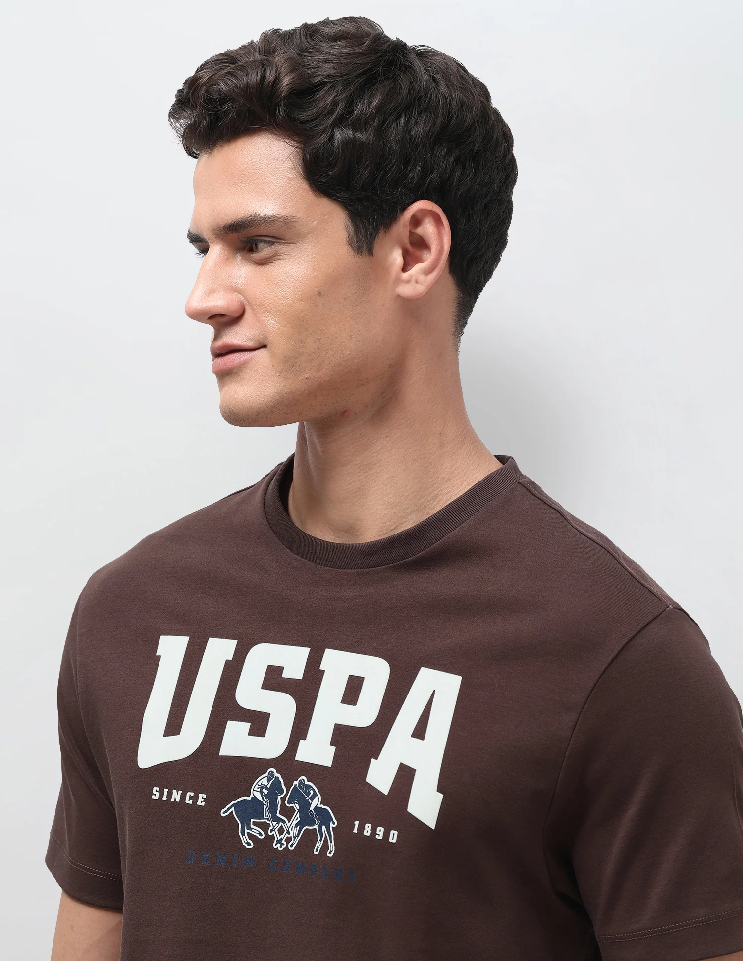 Brand Printed Slim Fit T-Shirt - Image 7