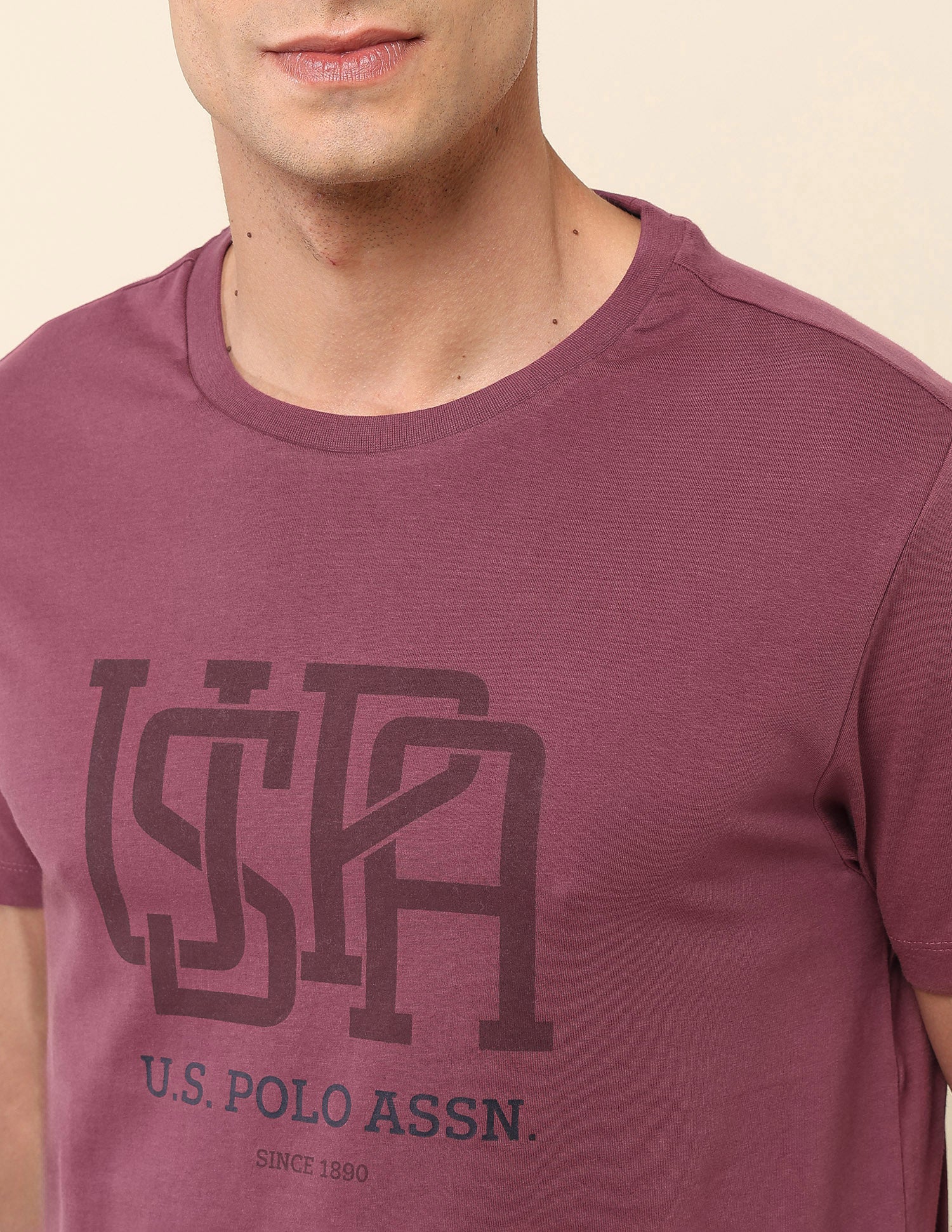 Brand Printed Slim Fit T- Shirt - Image 7