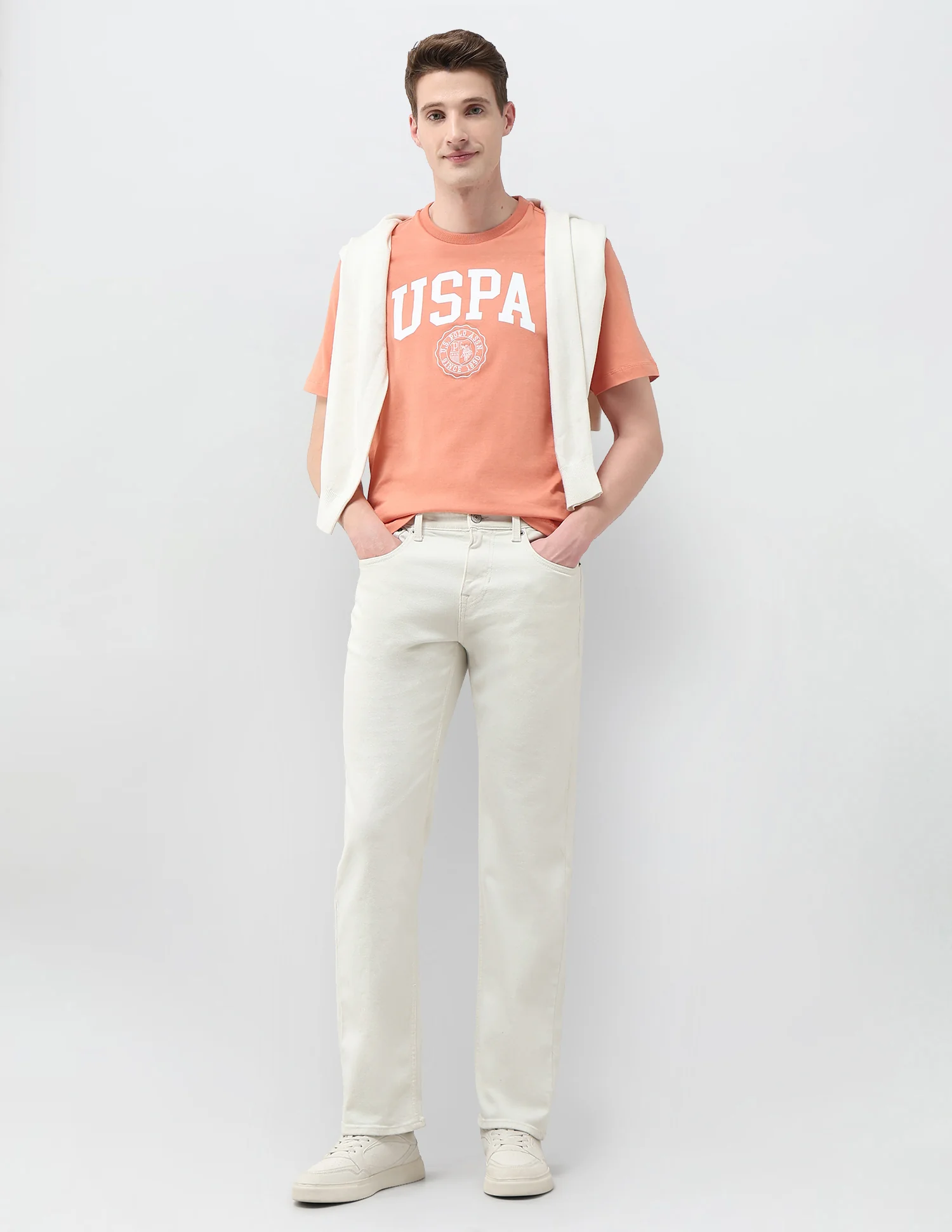 Brand Printed Slim Fit T-Shirt - Image 3