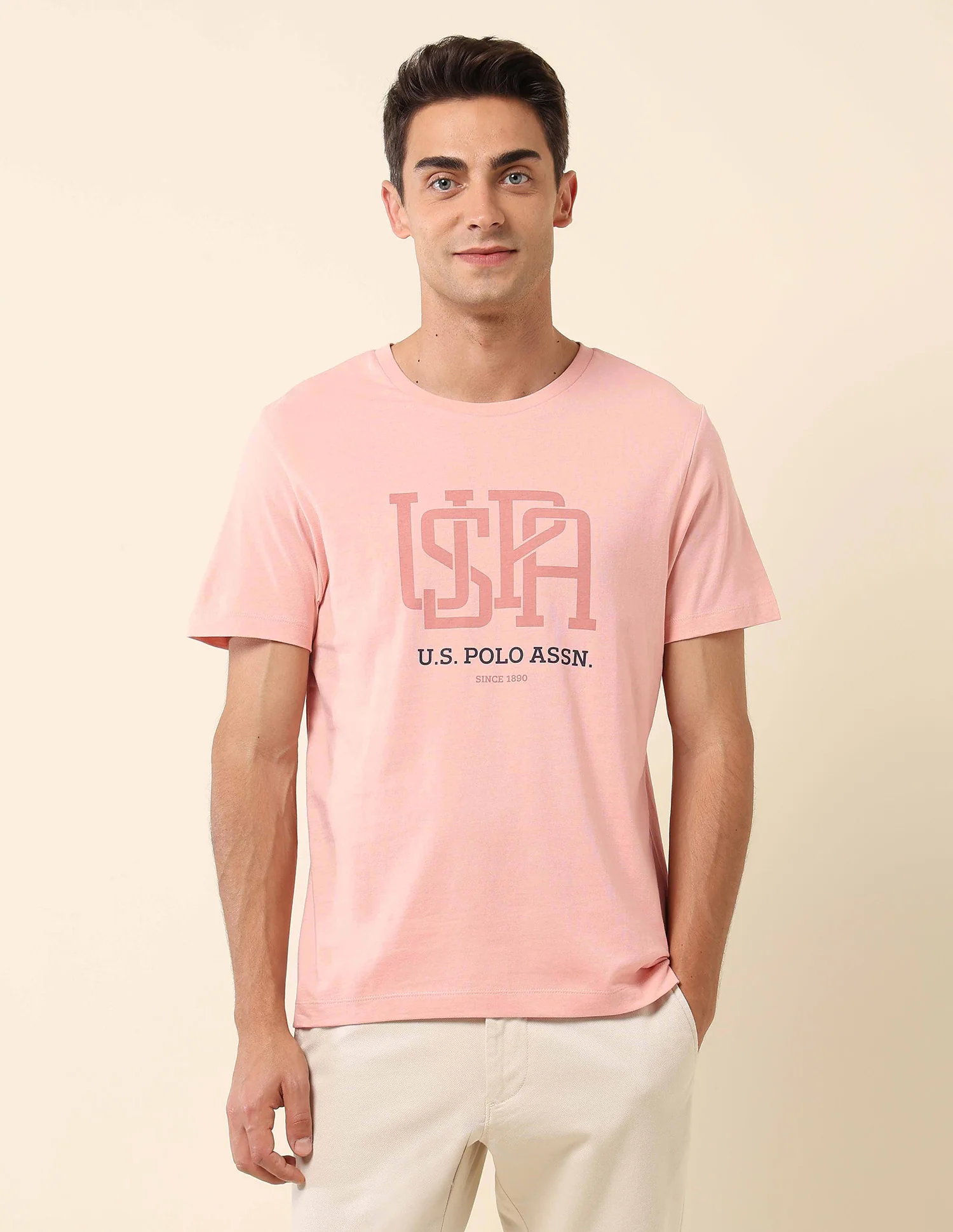 Brand Printed Slim Fit T- Shirt - Image 6