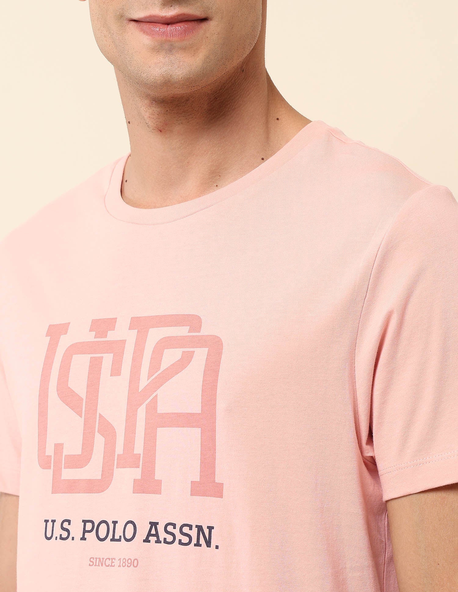 Brand Printed Slim Fit T- Shirt - Image 7