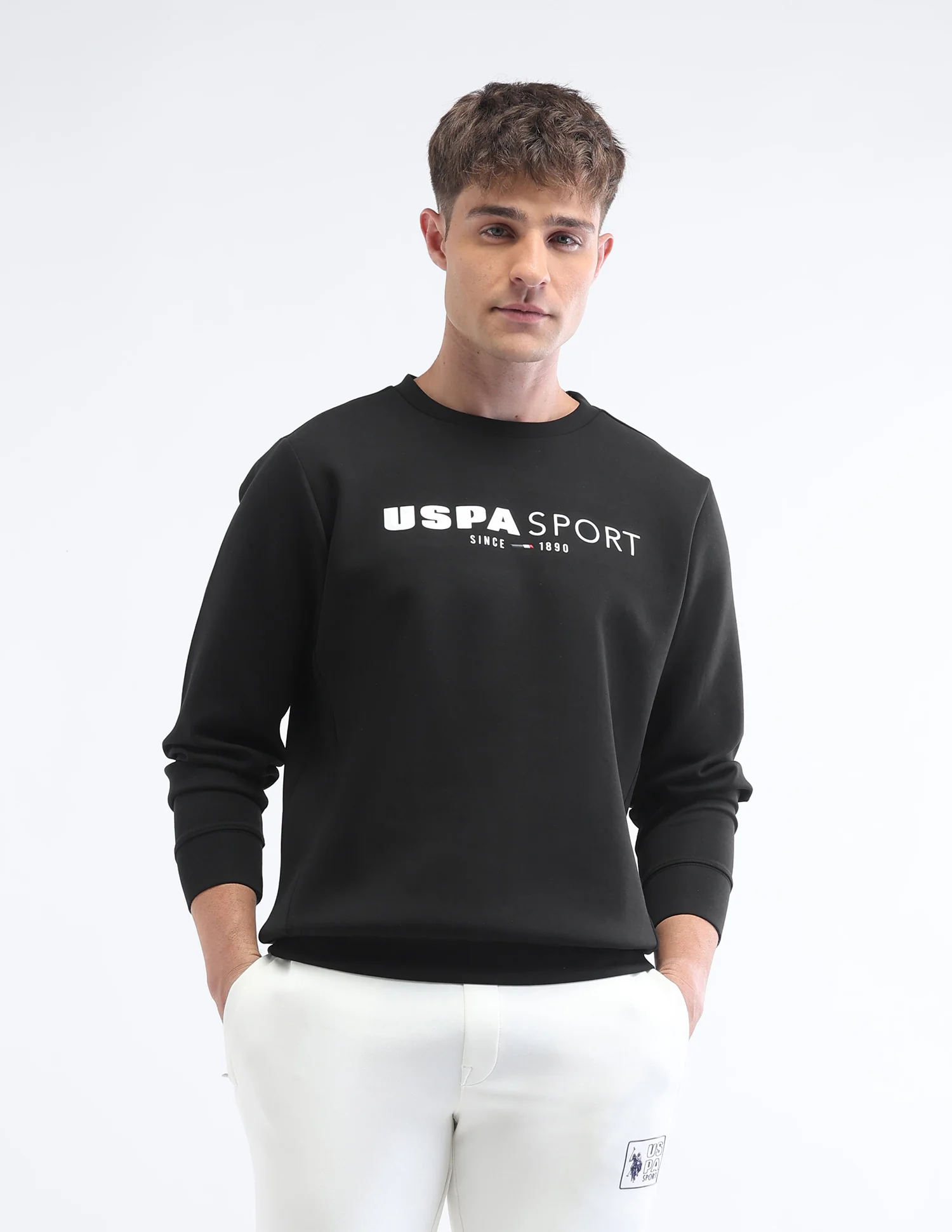 Brand Printed Space Dust Sweatshirt