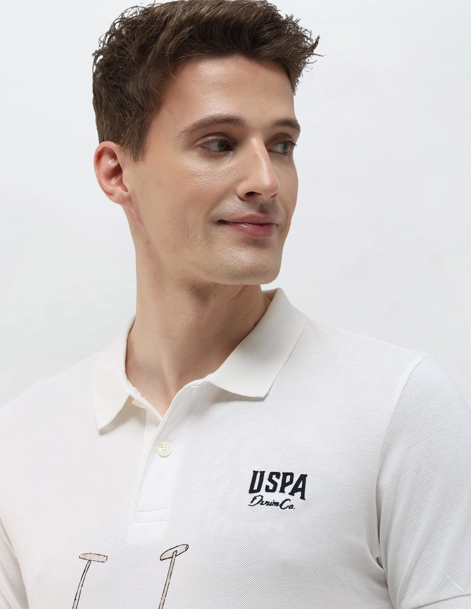 Brand Printed Summer House Polo Shirt - Image 7