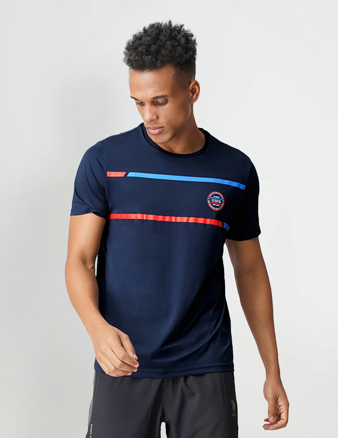 Brand Stripe Crew Neck I714 Lounge T-Shirt - Pack Of 1 - Image 5