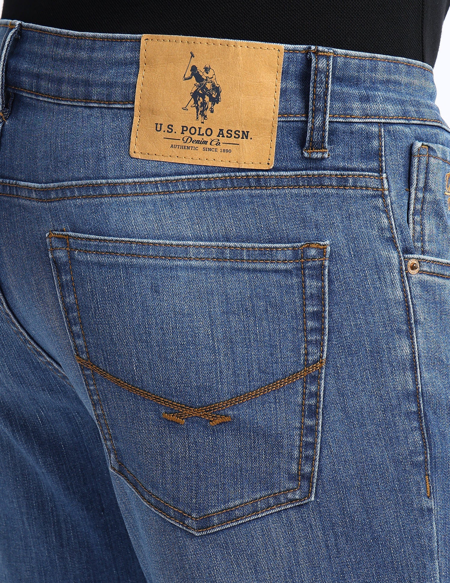 Brandon Slim Fit Blue Jeans - Image 8