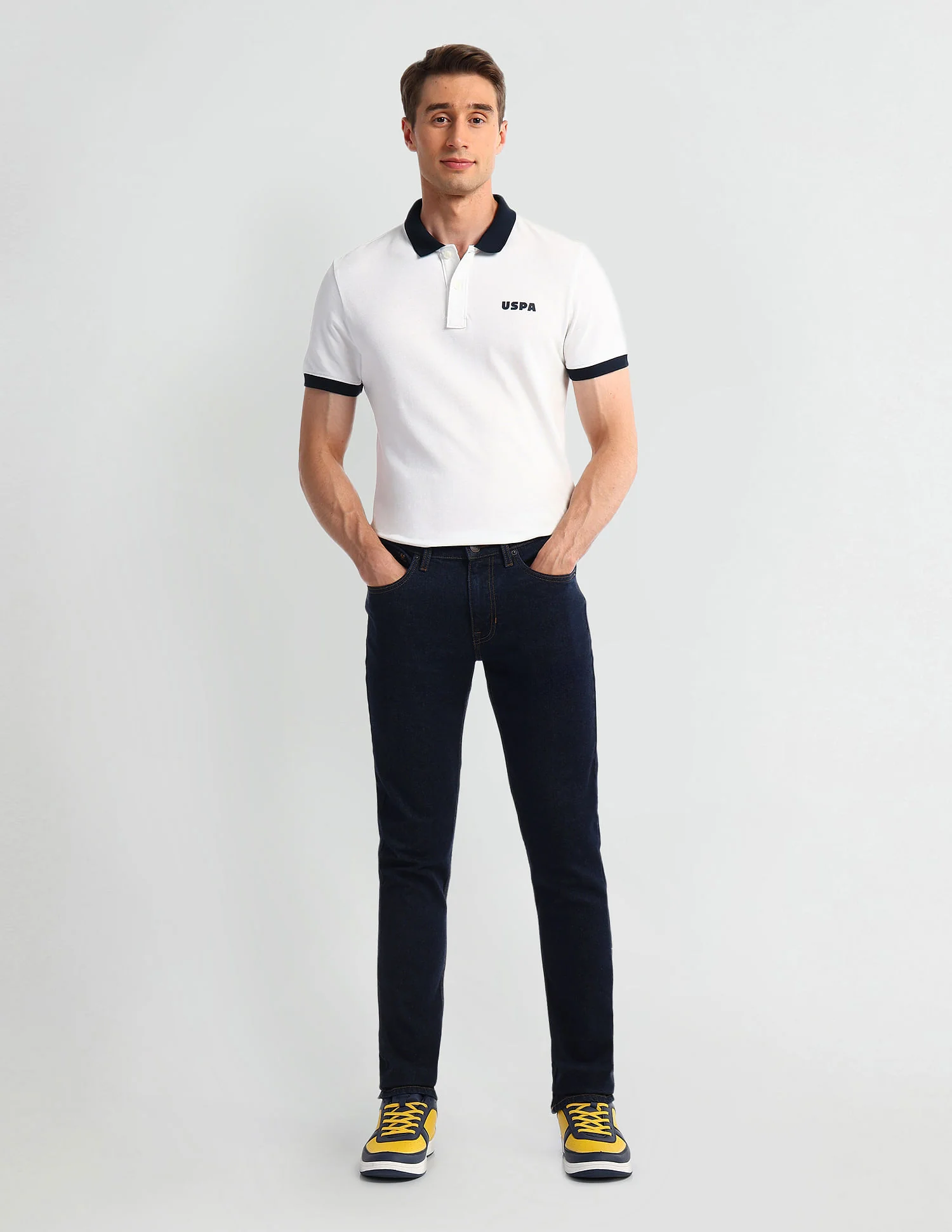 Brandon Slim Fit Blue Jeans - Image 3