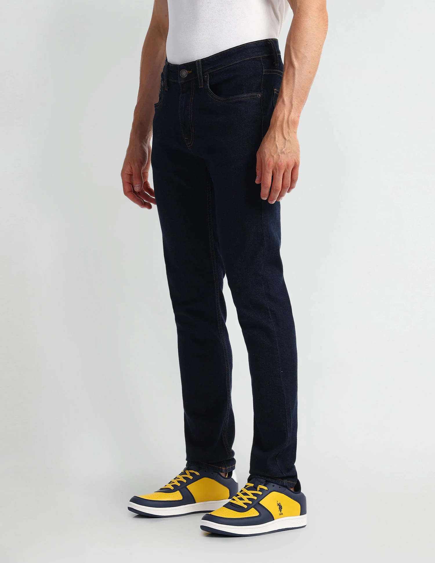 Brandon Slim Fit Blue Jeans - Image 4