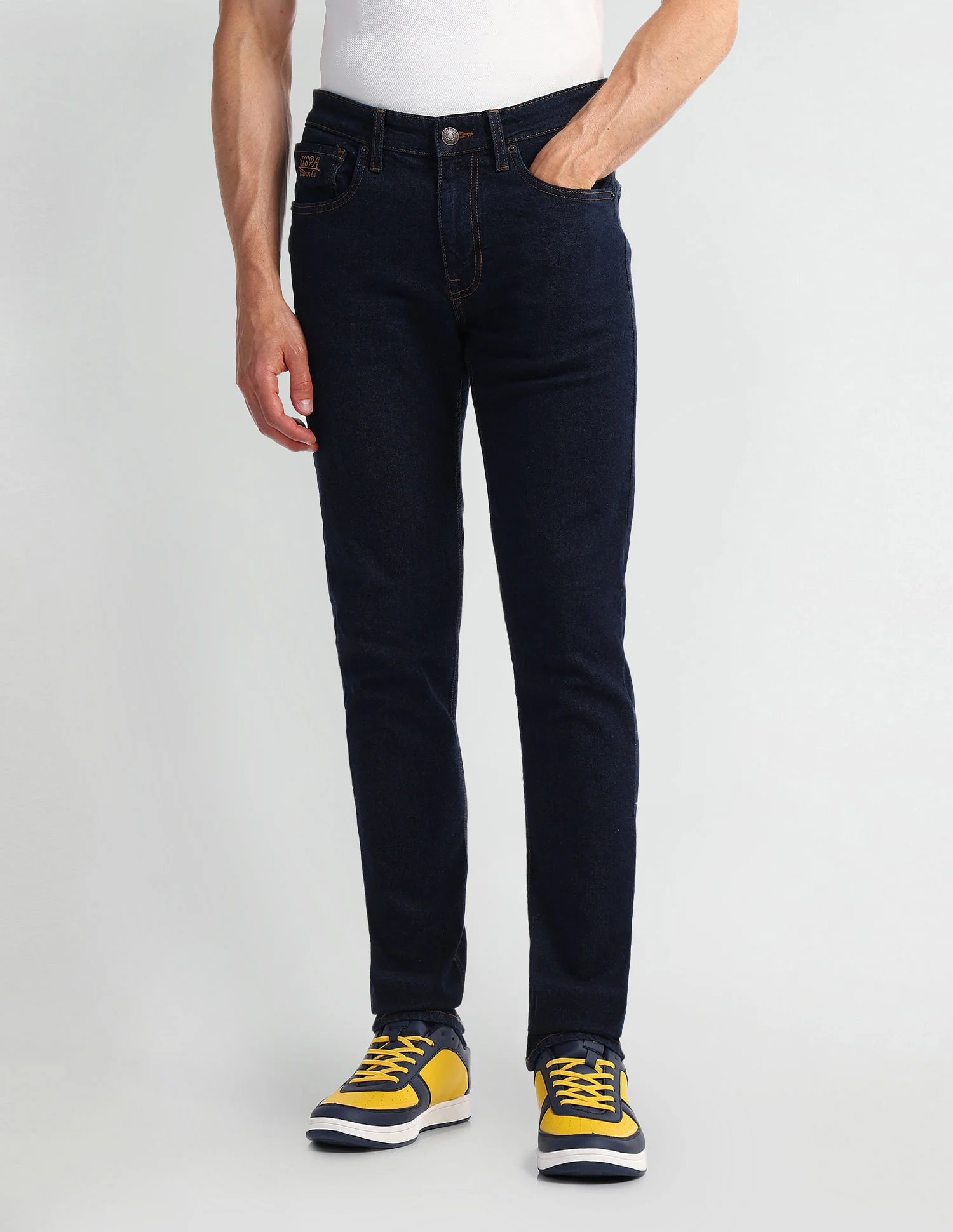 Brandon Slim Fit Blue Jeans - Image 6