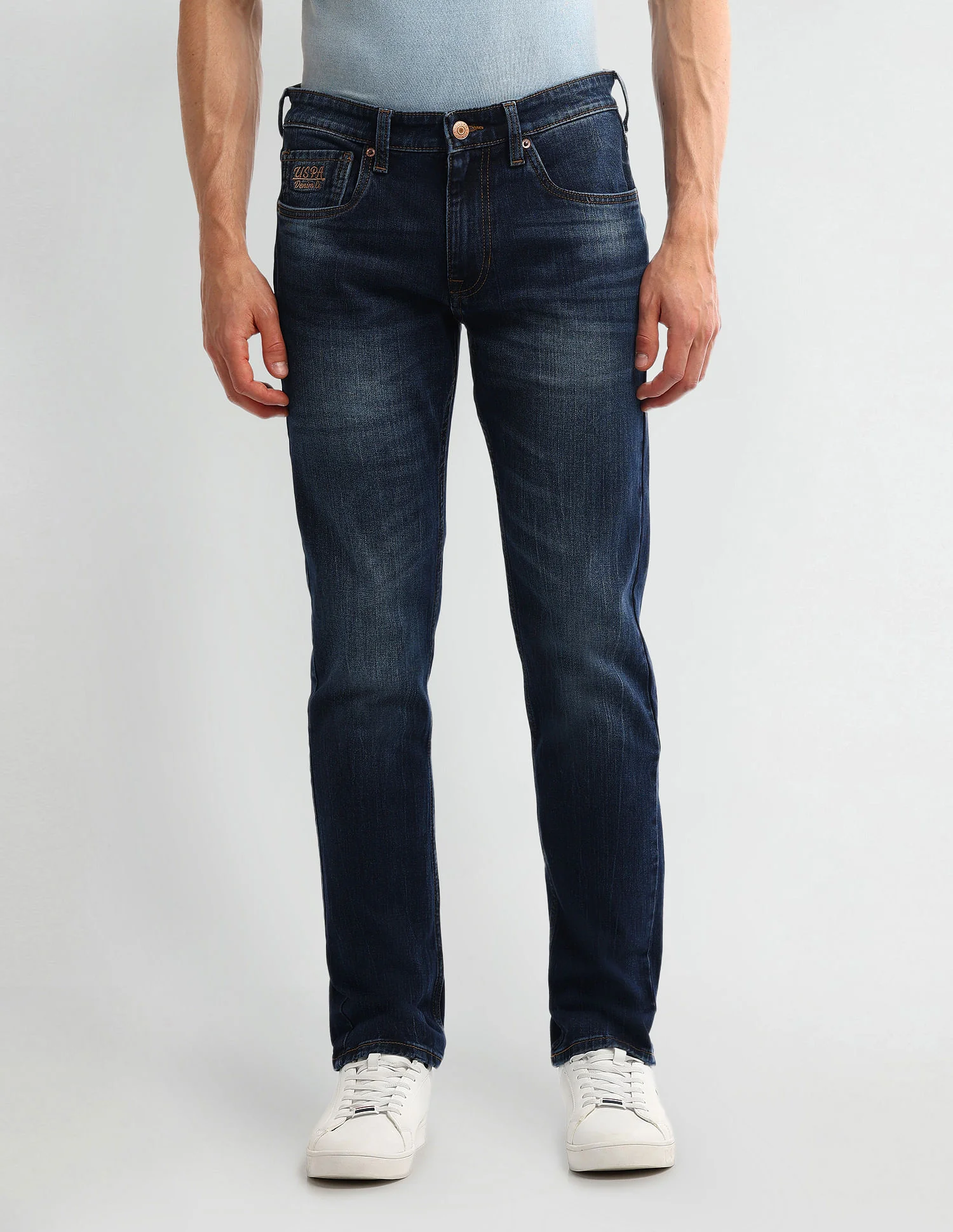 Brandon Slim Fit Blue Jeans - Image 6