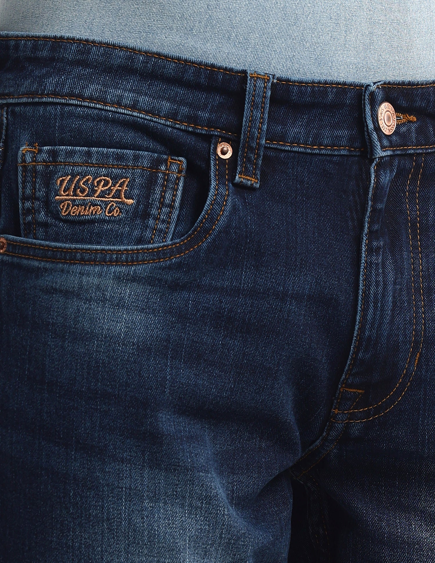 Brandon Slim Fit Blue Jeans - Image 8