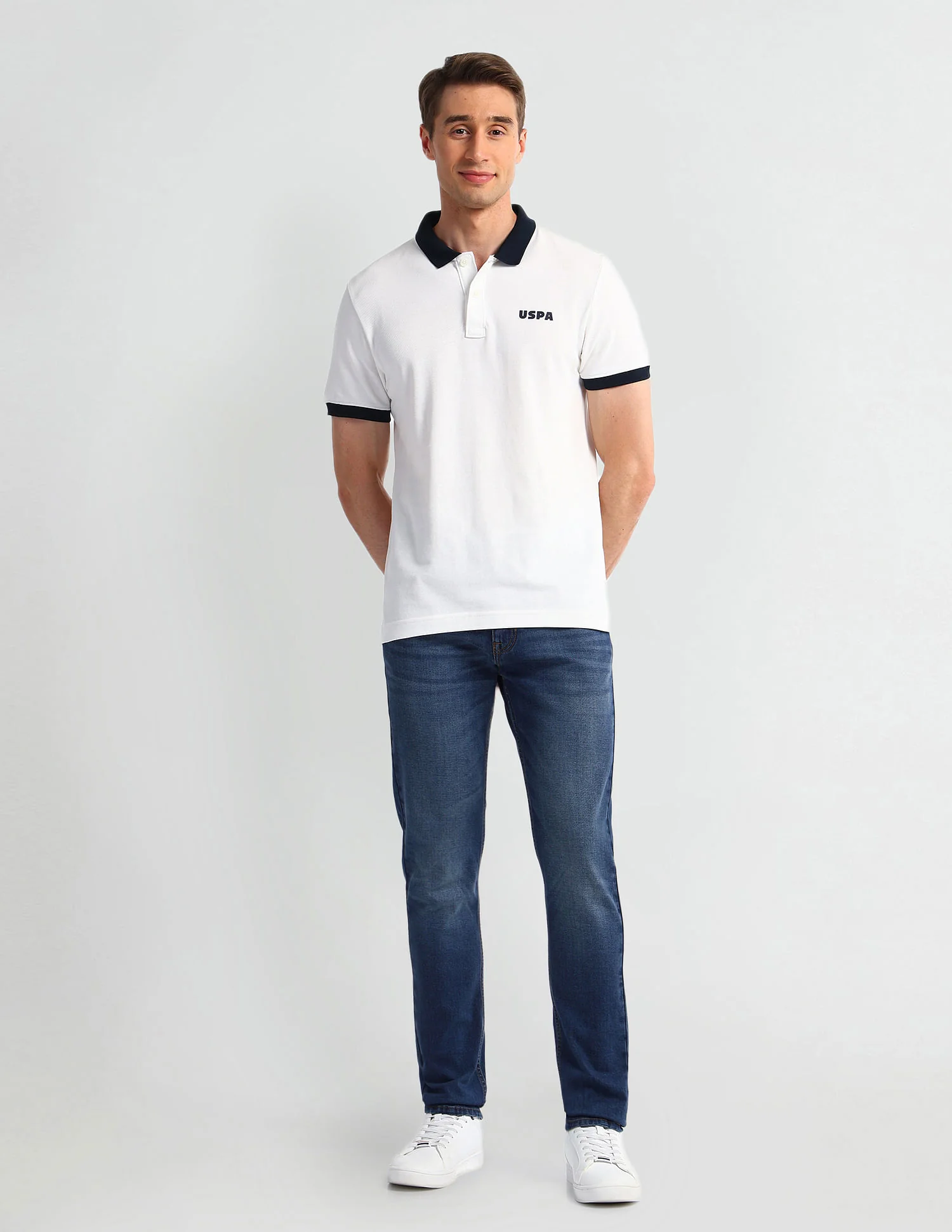 Brandon Slim Fit Blue Jeans - Image 3