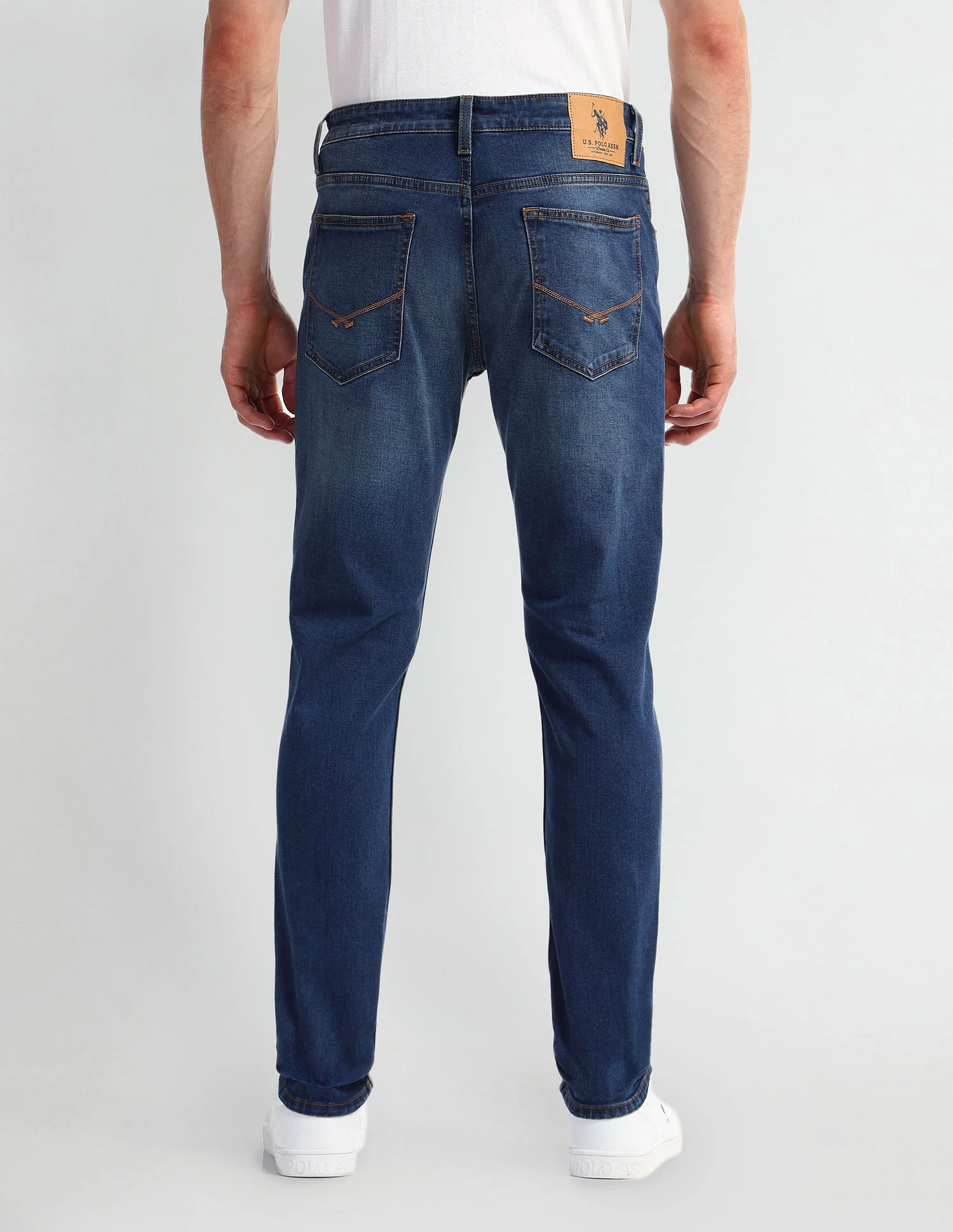 Brandon Slim Fit Blue Jeans - Image 5