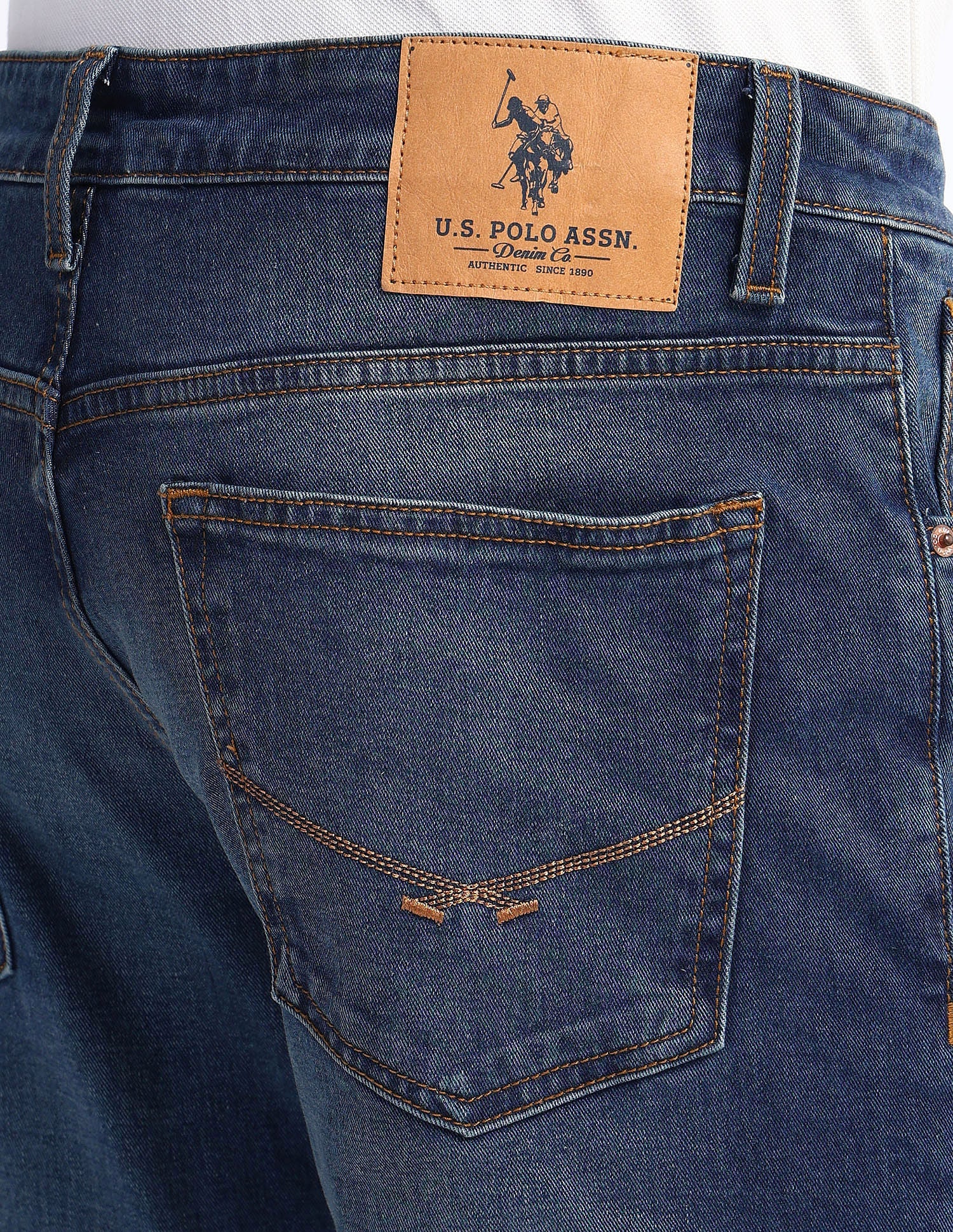Brandon Slim Fit Blue Jeans - Image 8
