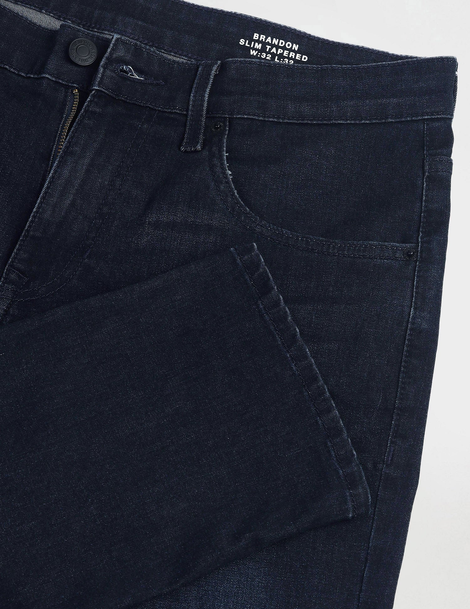 Brandon Slim Fit Blue Jeans - Image 2