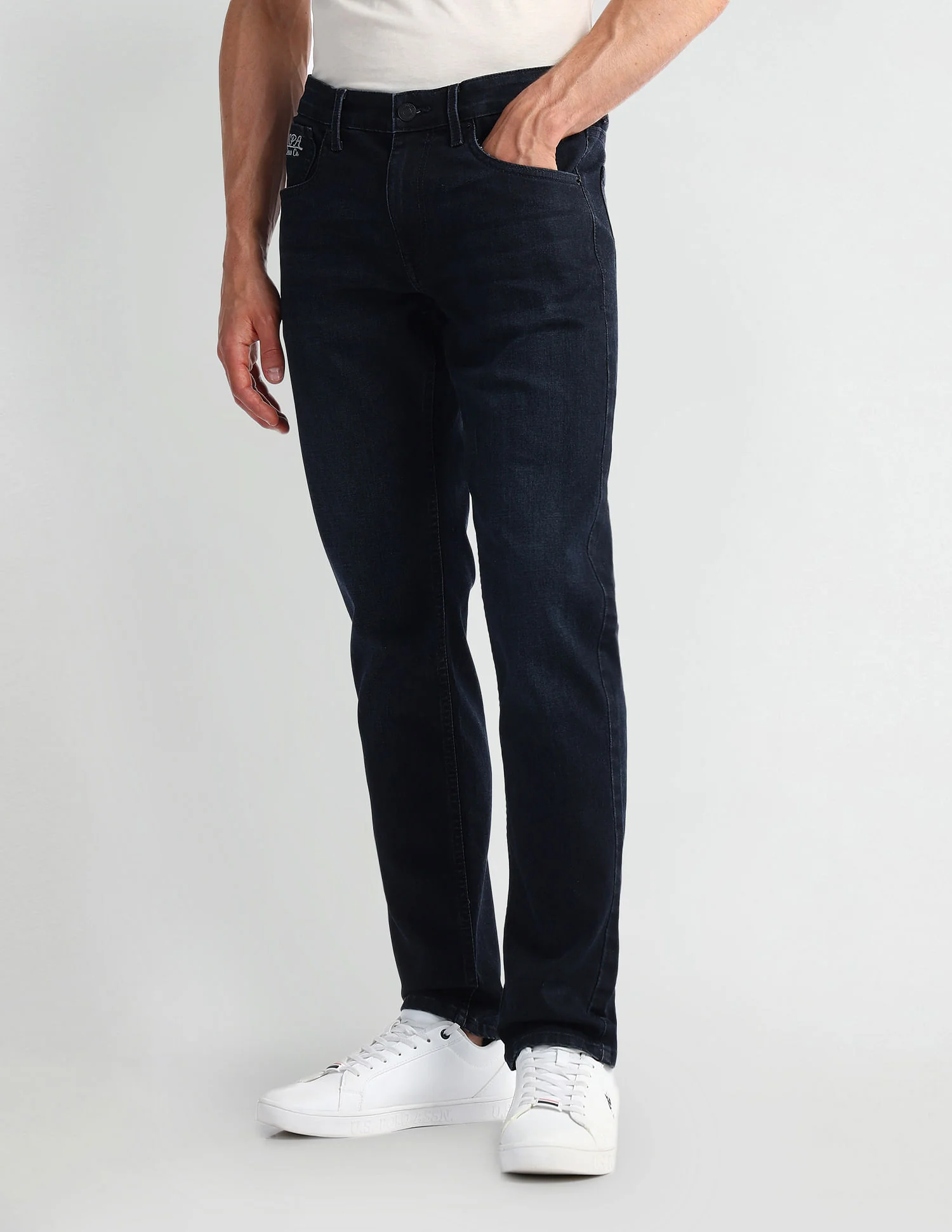 Brandon Slim Fit Blue Jeans - Image 4