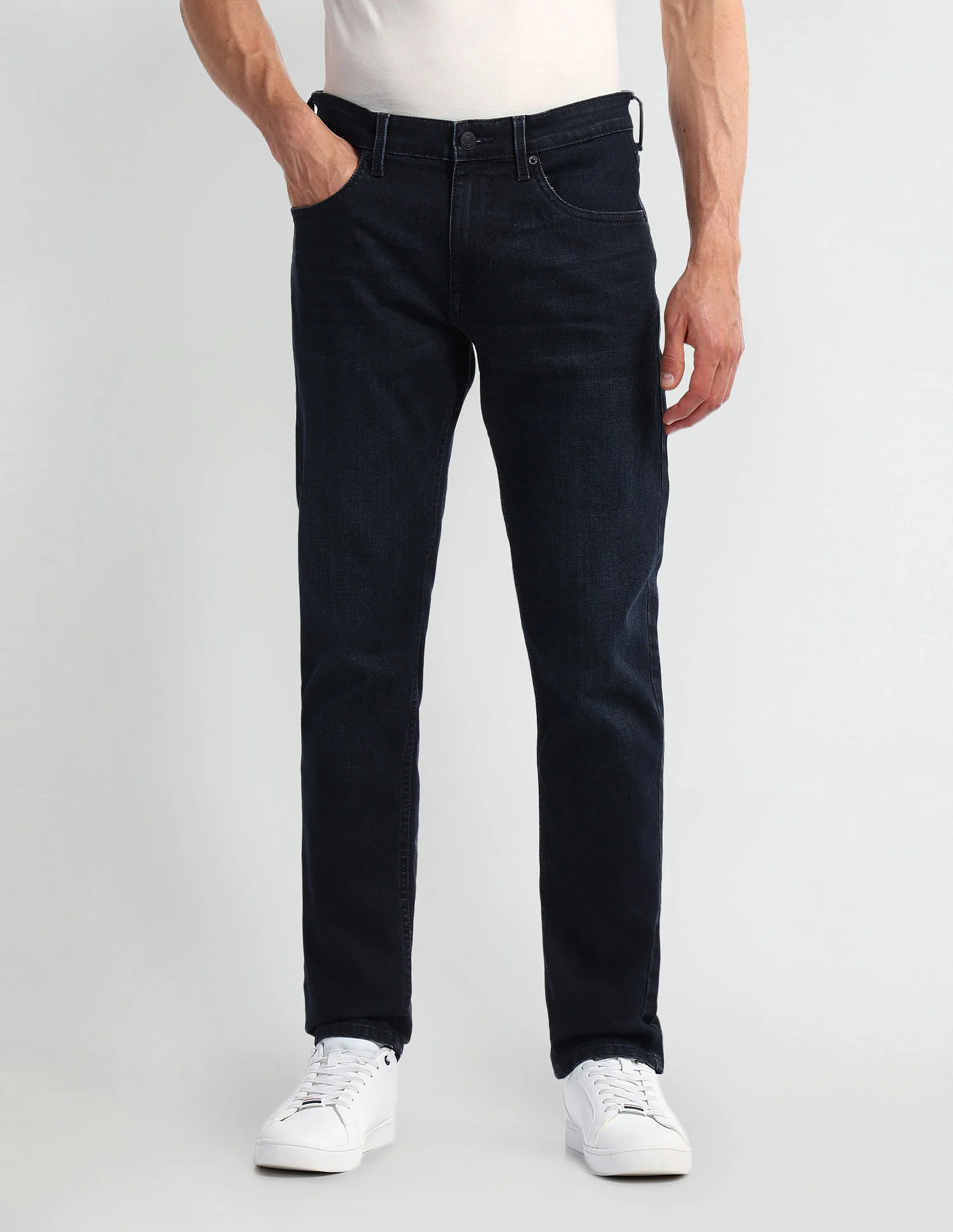 Brandon Slim Fit Blue Jeans - Image 6