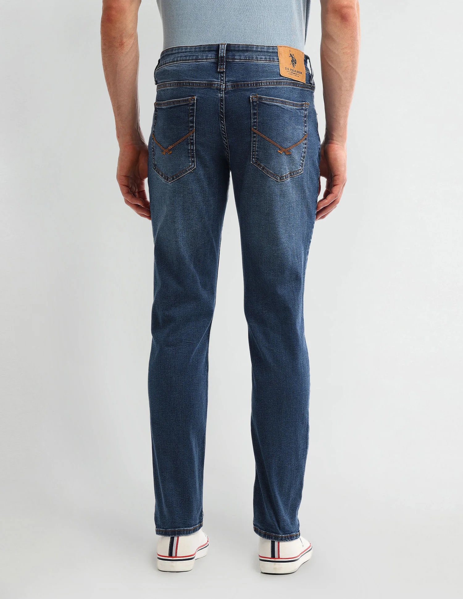 Brandon Slim Fit Blue Jeans - Image 5