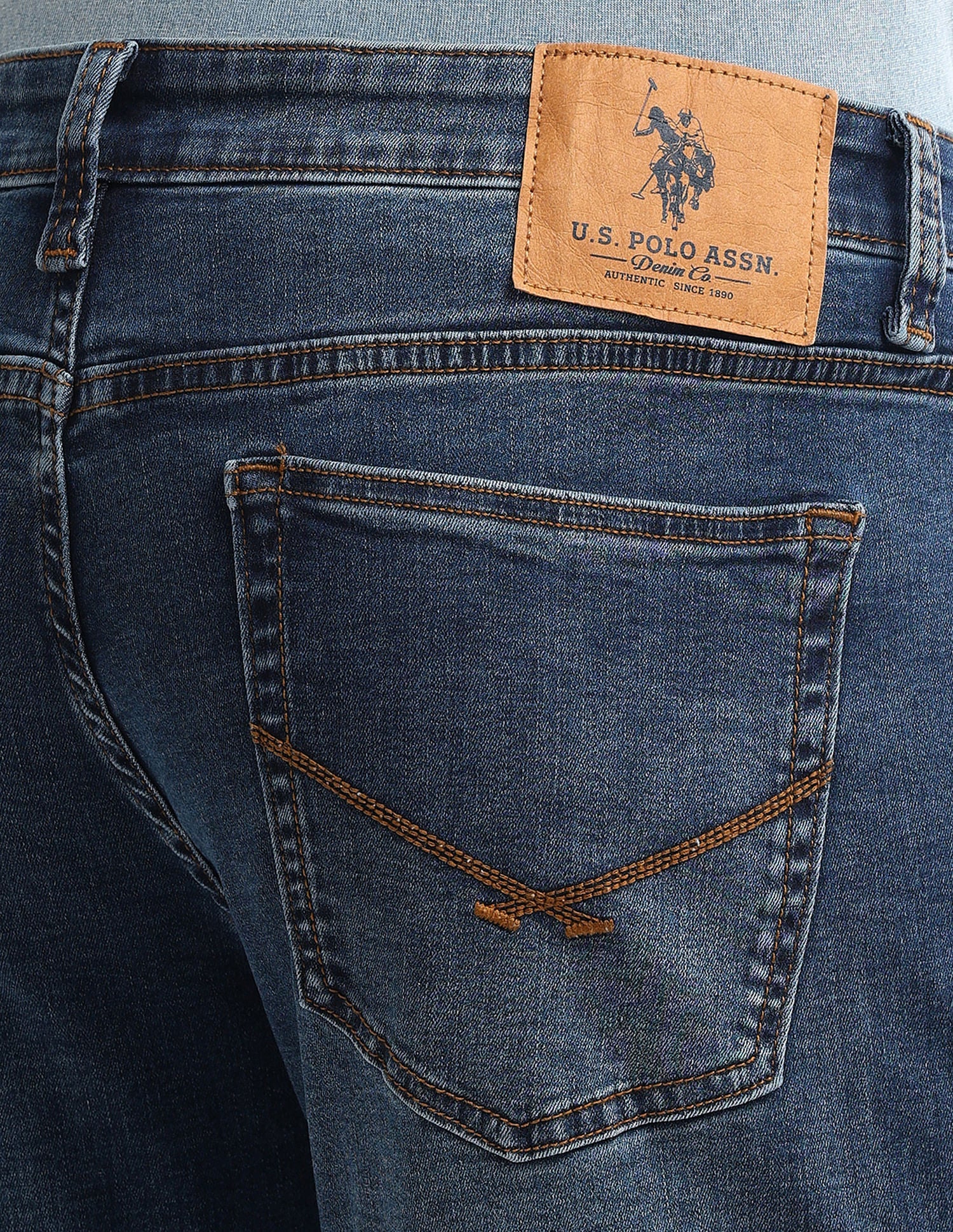 Brandon Slim Fit Blue Jeans - Image 7