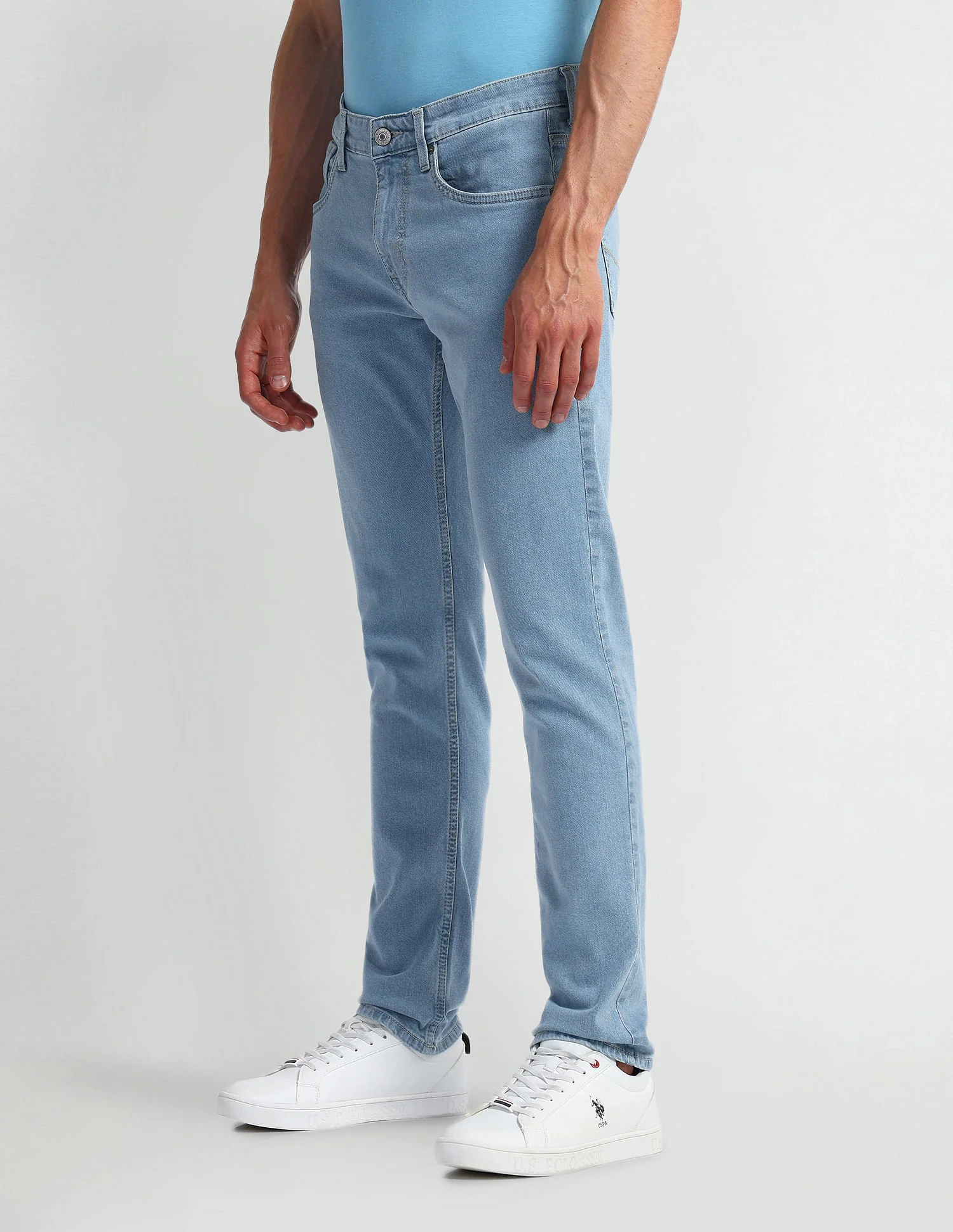 Brandon Slim Fit Blue Jeans - Image 4