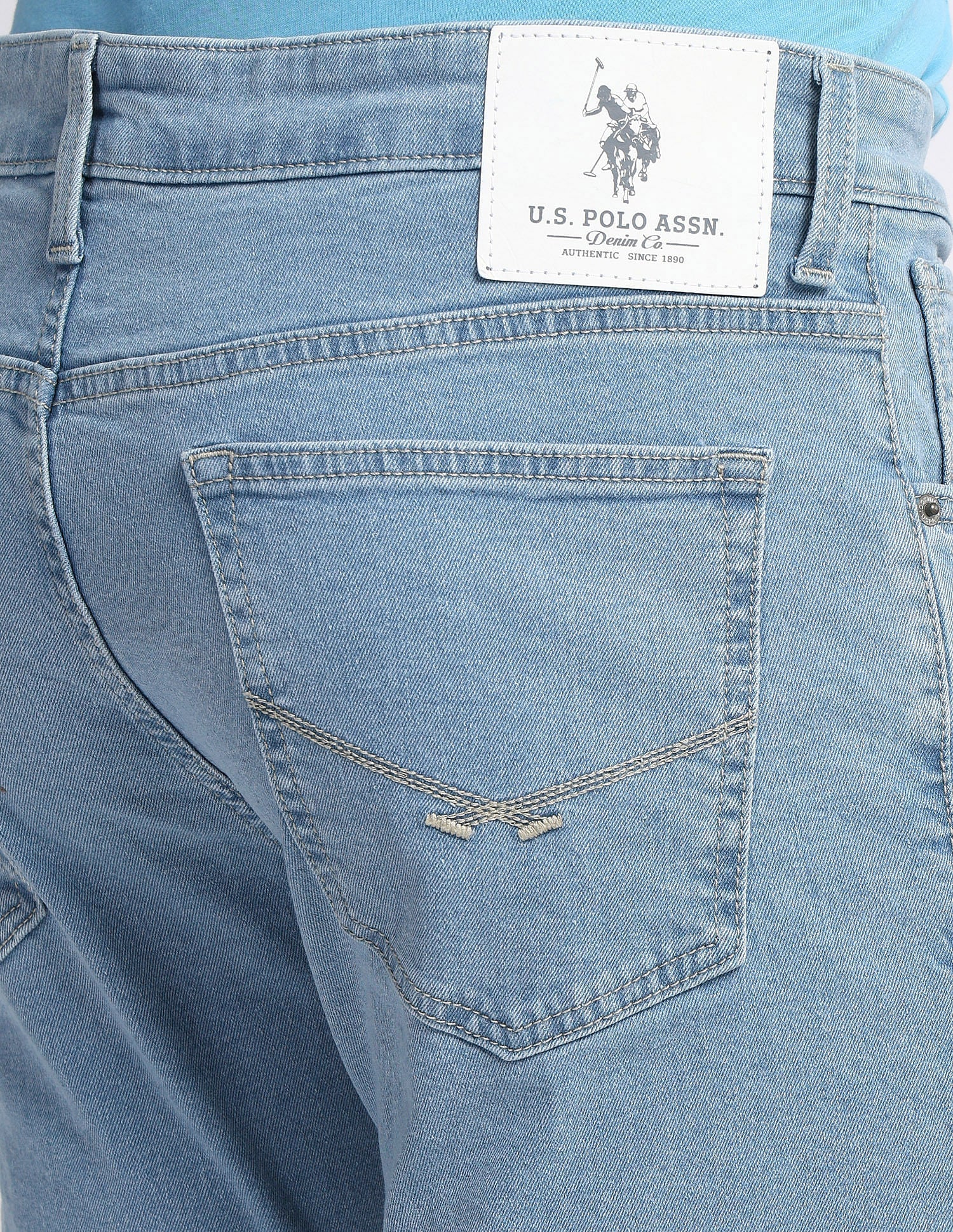 Brandon Slim Fit Blue Jeans - Image 8