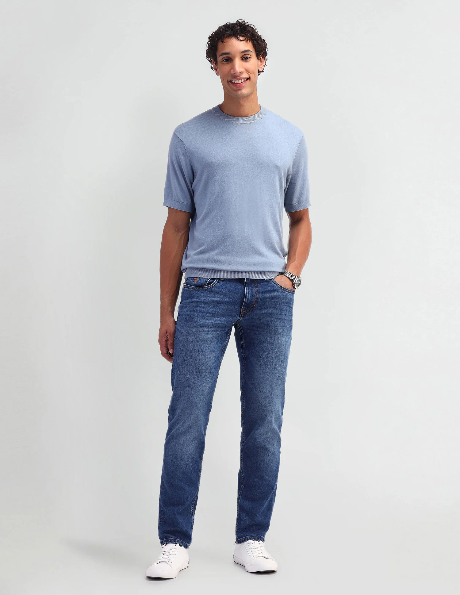 Brandon Slim Fit Mid Rise Jeans - Image 3
