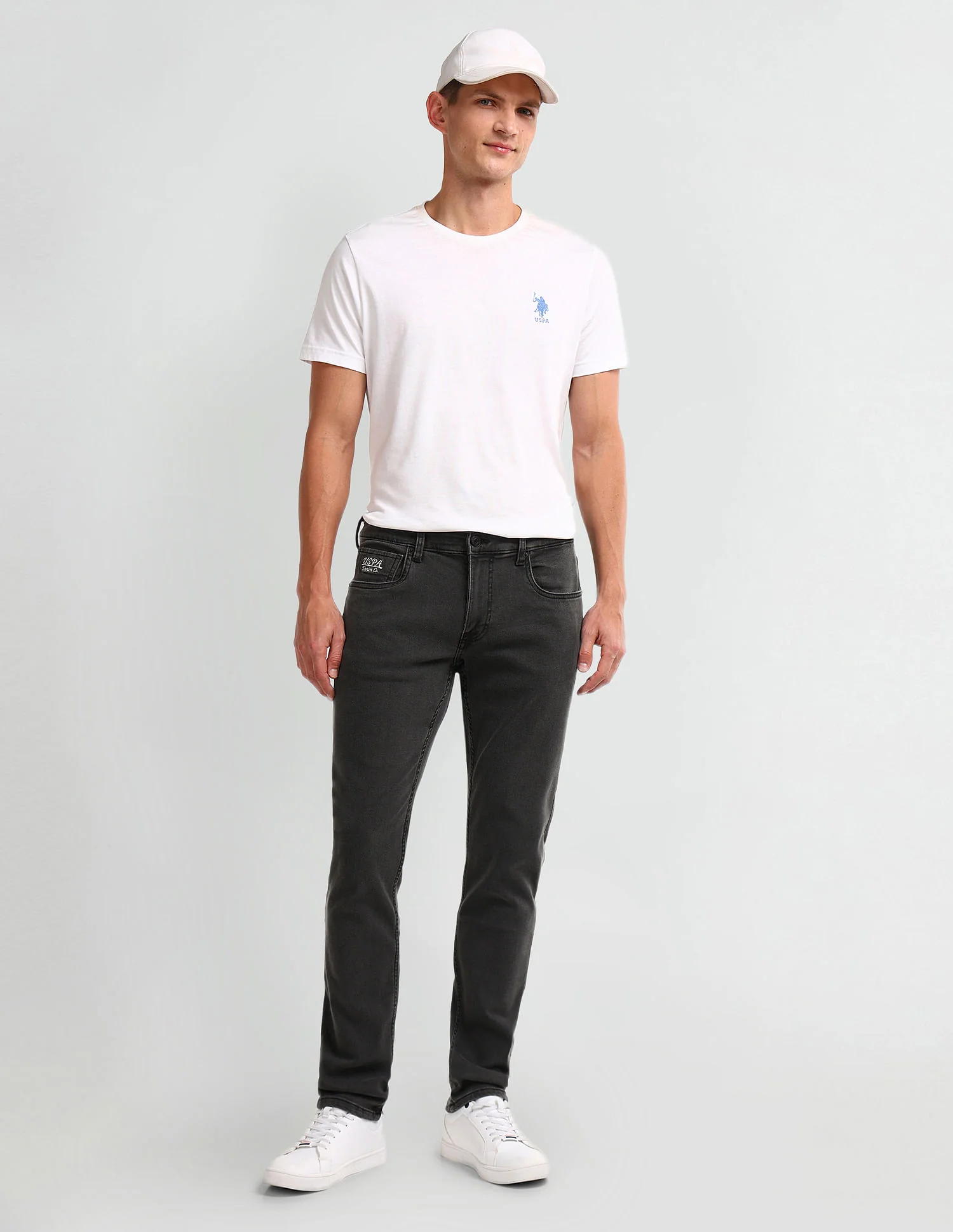 Brandon Slim Tapered Black Jeans - Image 3