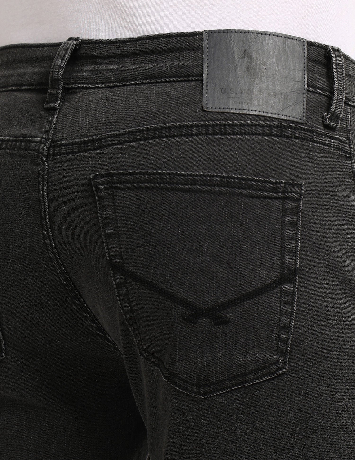 Brandon Slim Tapered Black Jeans - Image 7