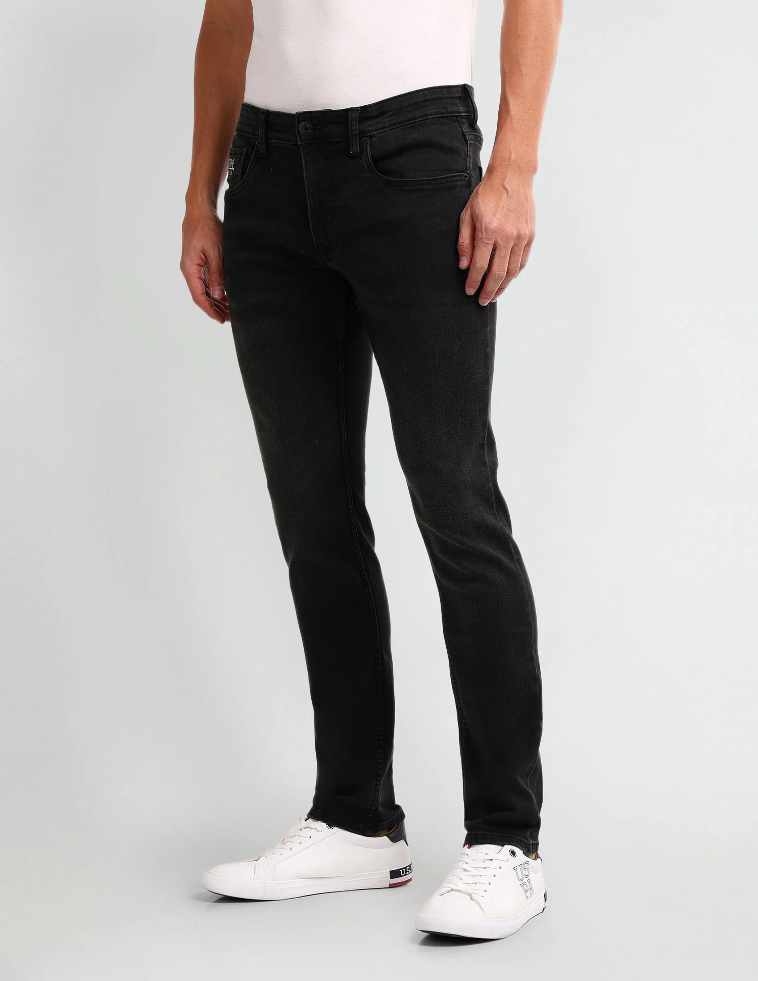 Brandon Slim Tapered Black Jeans - Image 4
