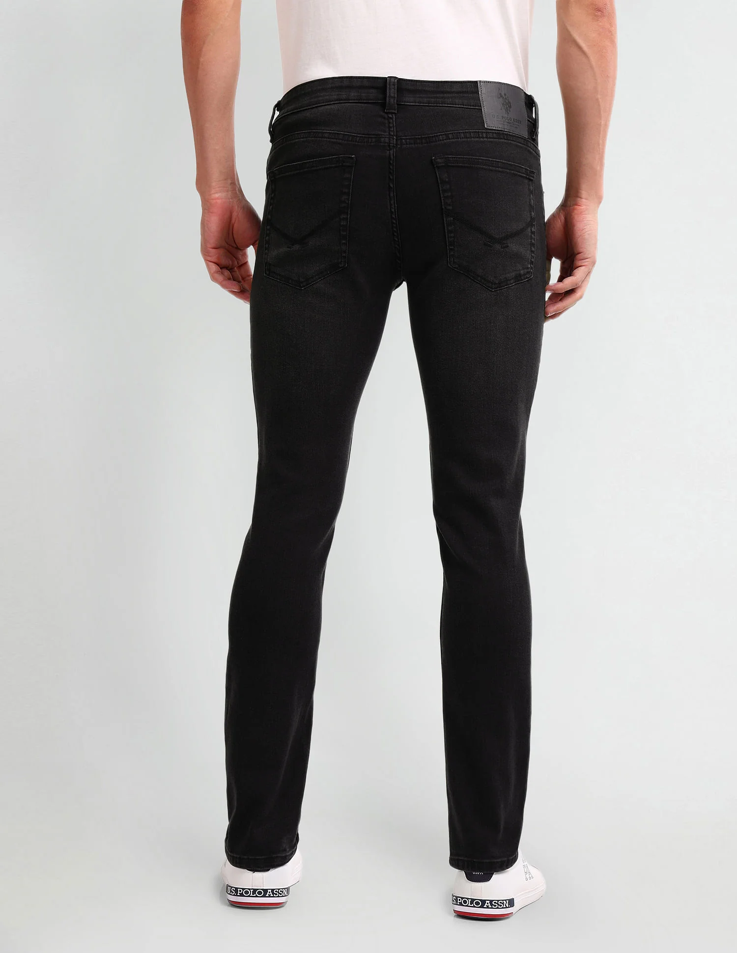 Brandon Slim Tapered Black Jeans - Image 5